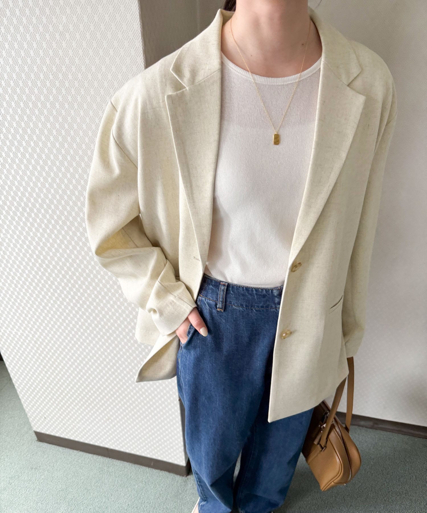 『セットアップ対応』 シングルテーラードジャケット