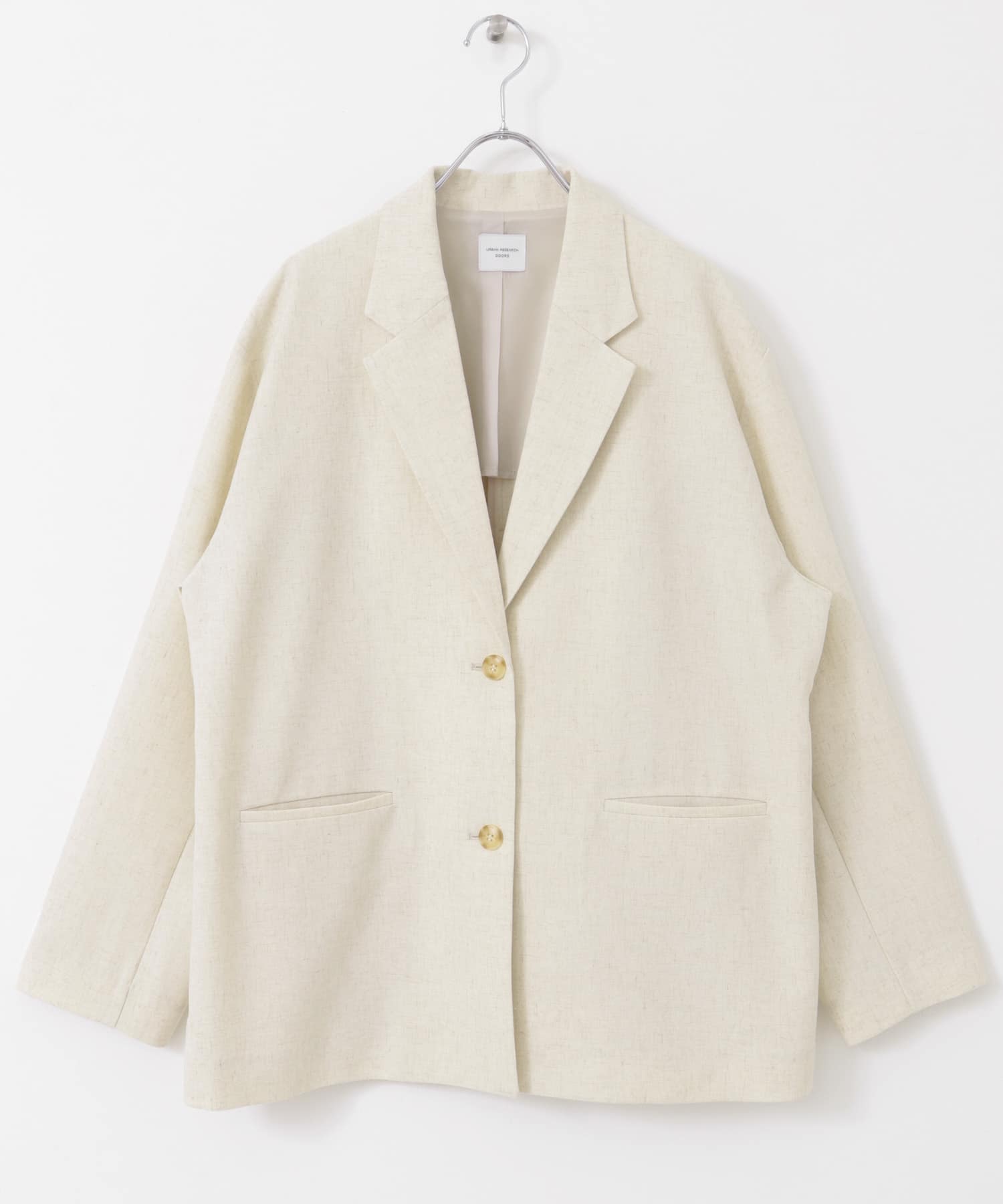 『セットアップ対応』 シングルテーラードジャケット NATURAL M