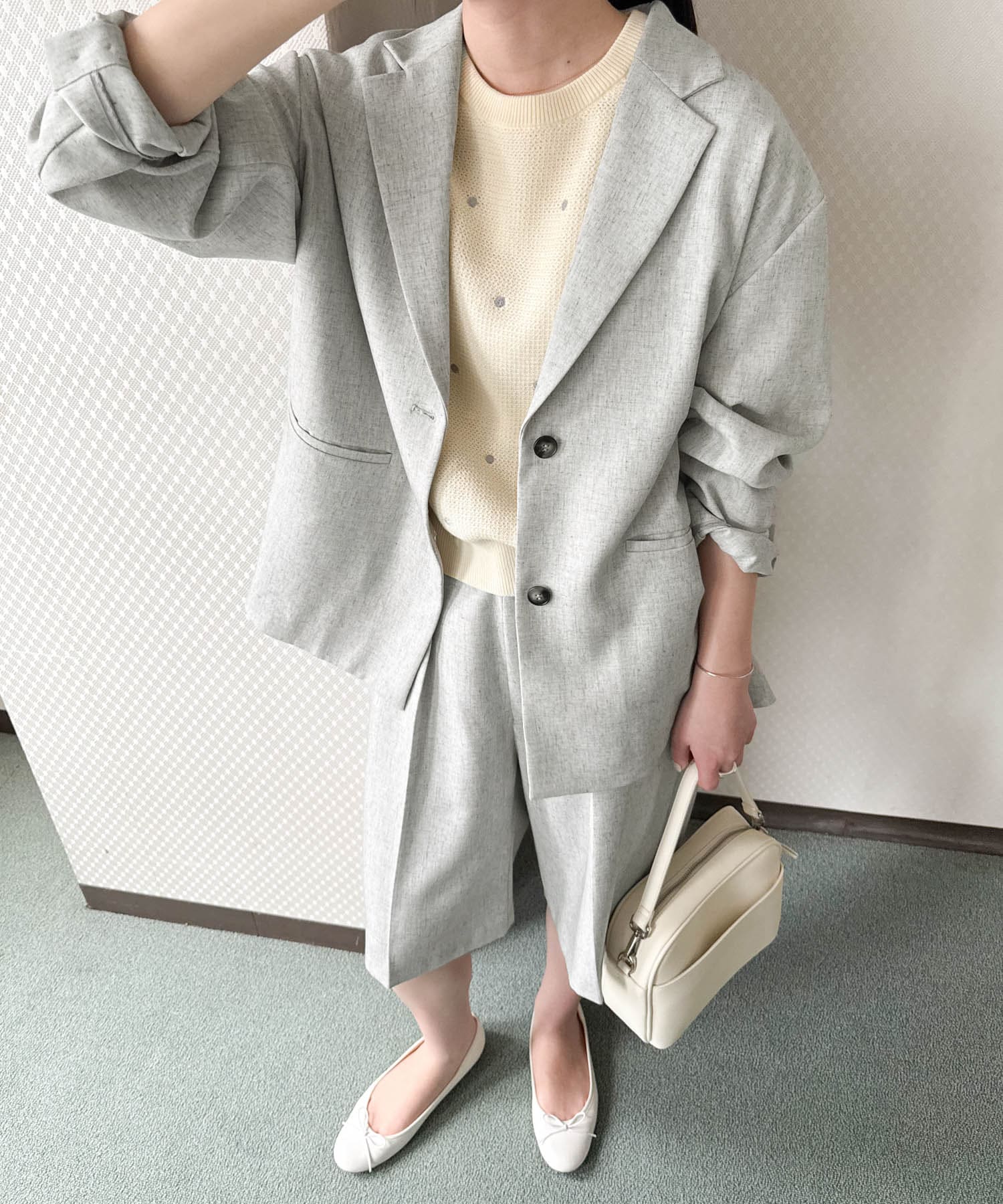 『セットアップ対応』 シングルテーラードジャケット