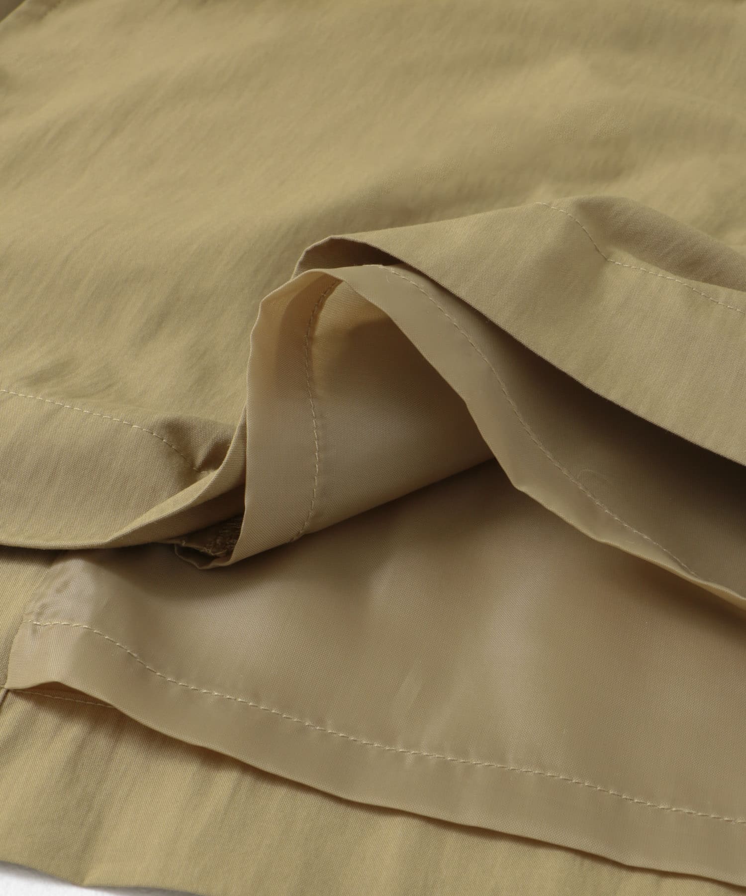 袖ボリュームスタンドコート BEIGE M
