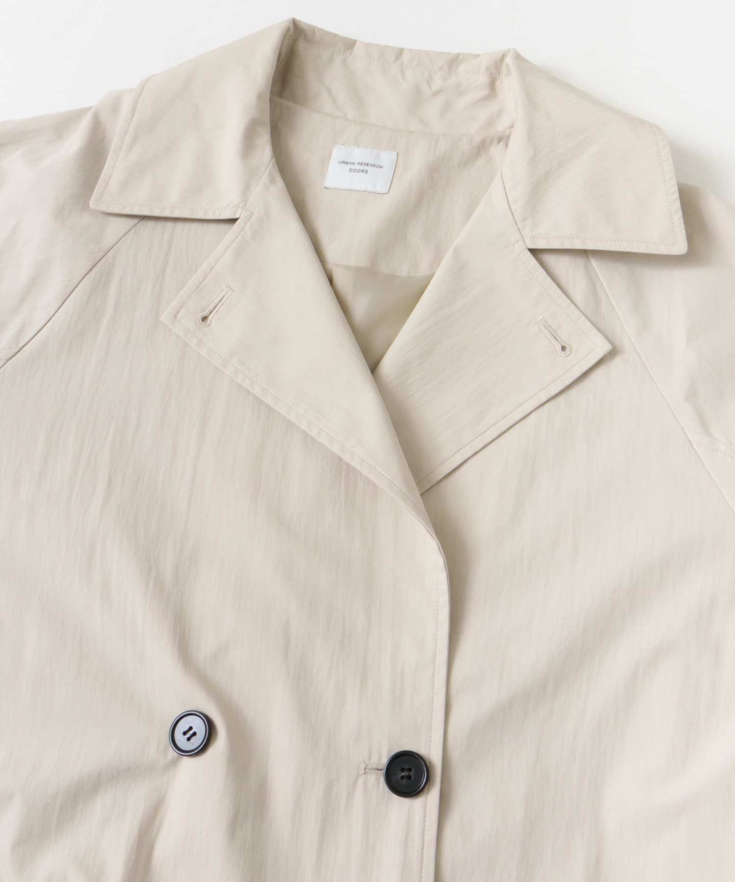 袖ボリュームスタンドコート L.BEIGE M