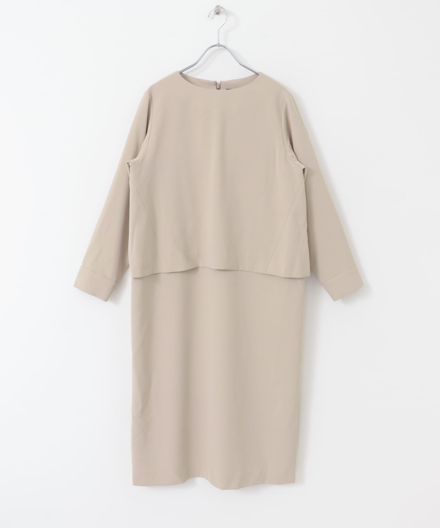 レイヤードワンピース GREGE M