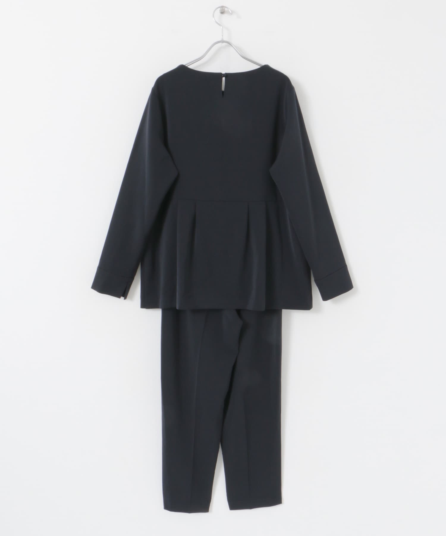 ペプラムトップスセットアップ NAVY S