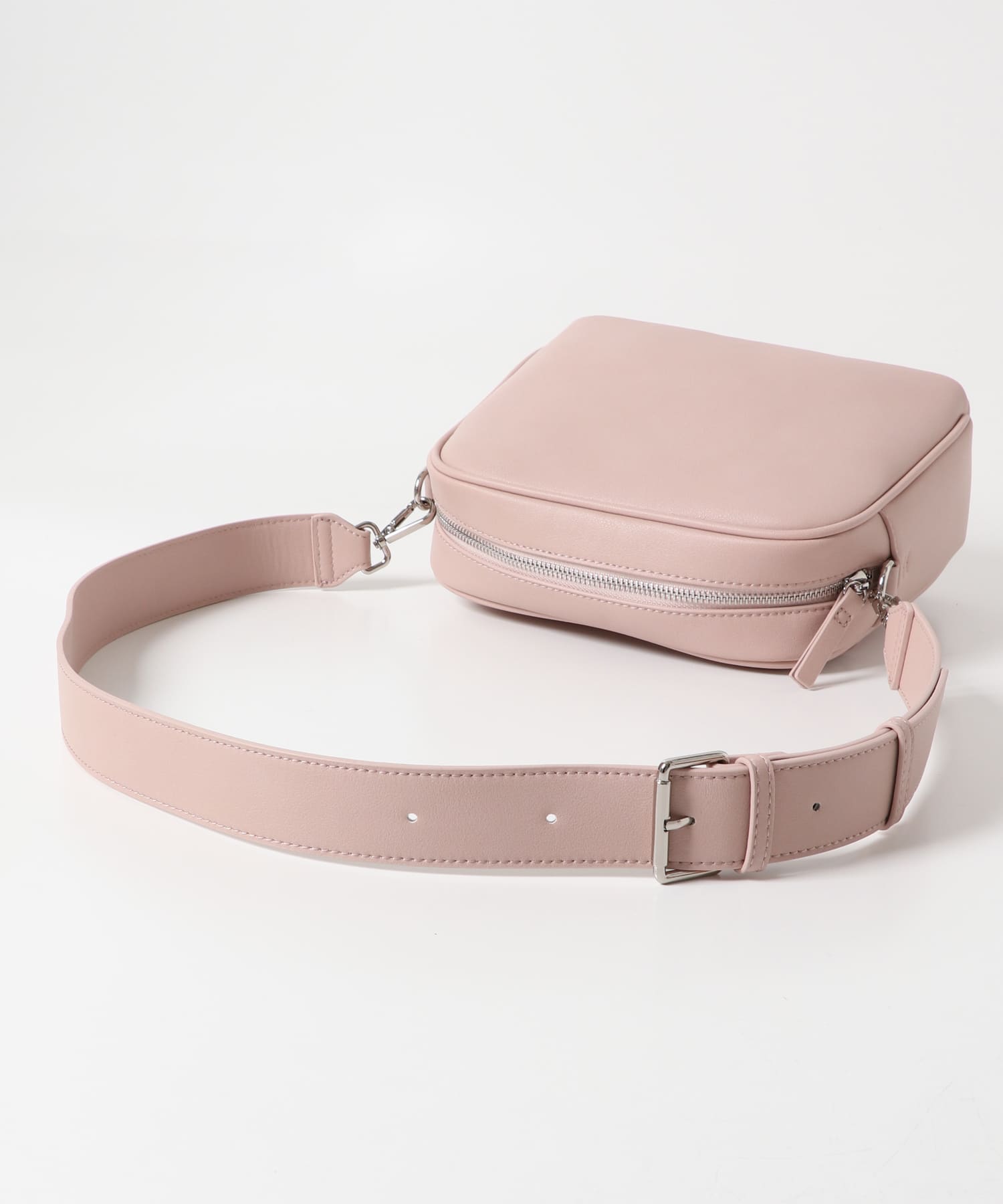 2WAYスクエアショルダーバッグ PINK one