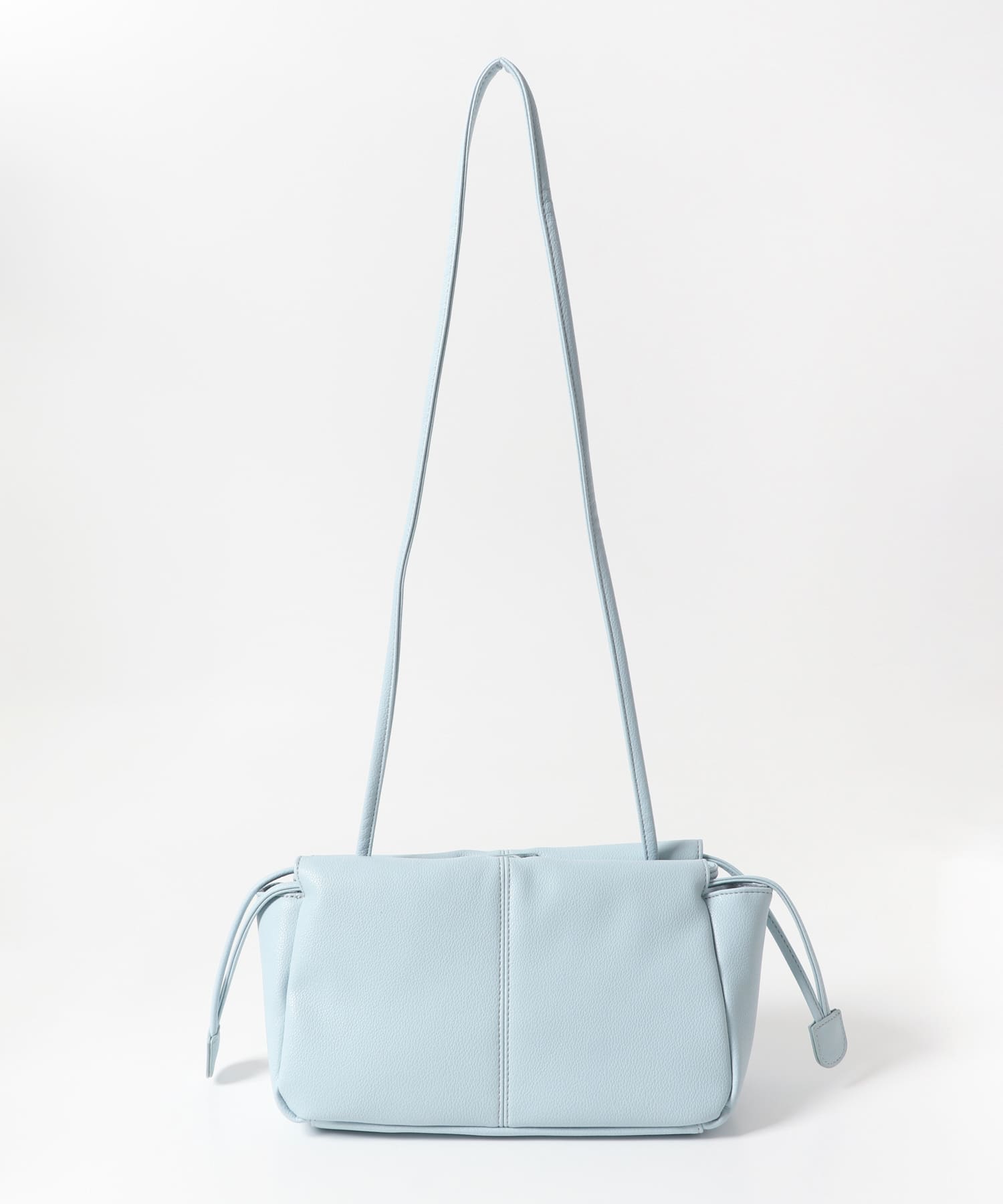 2WAY巾着ショルダーバッグ L.BLUE one