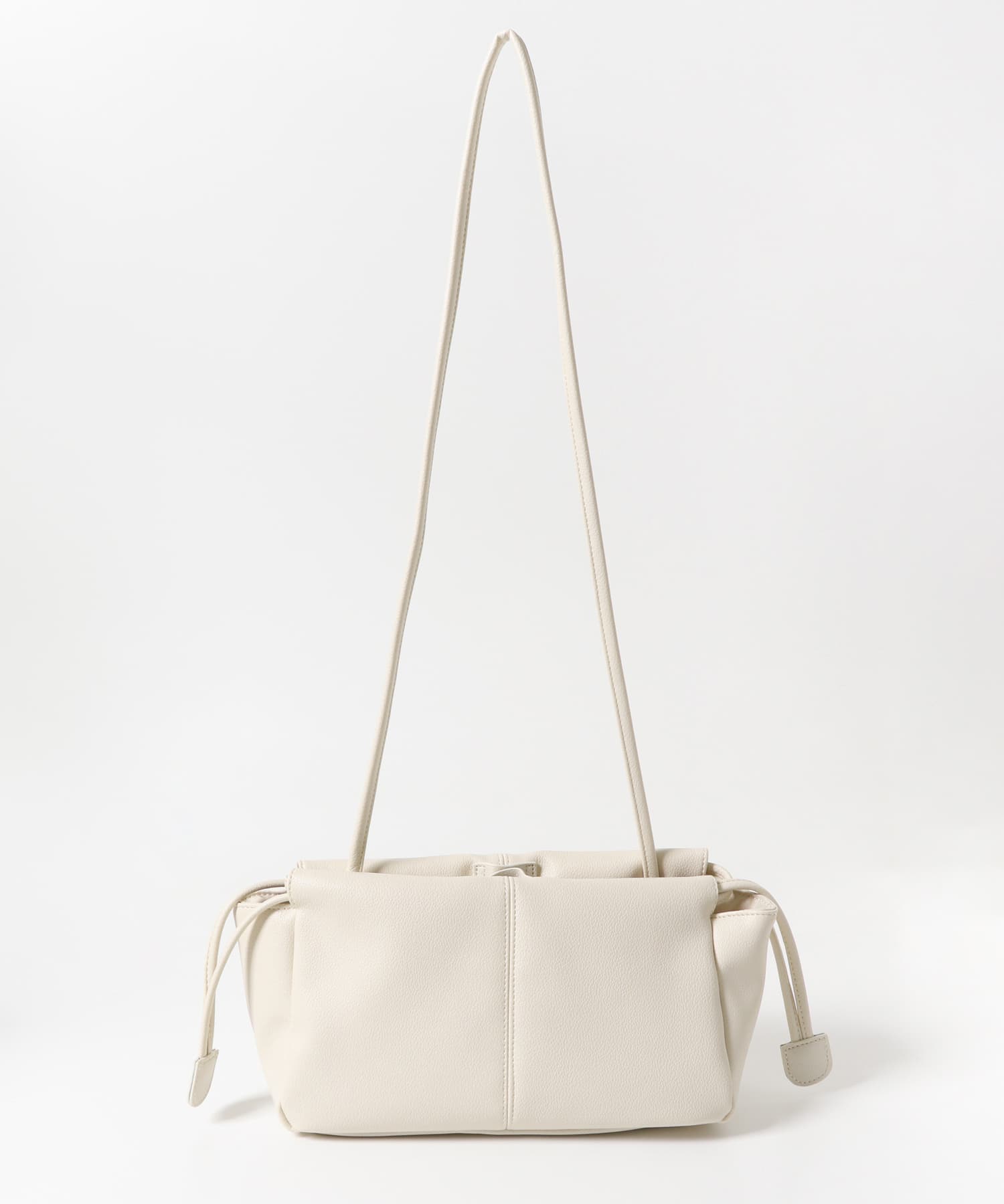 2WAY巾着ショルダーバッグ IVORY one