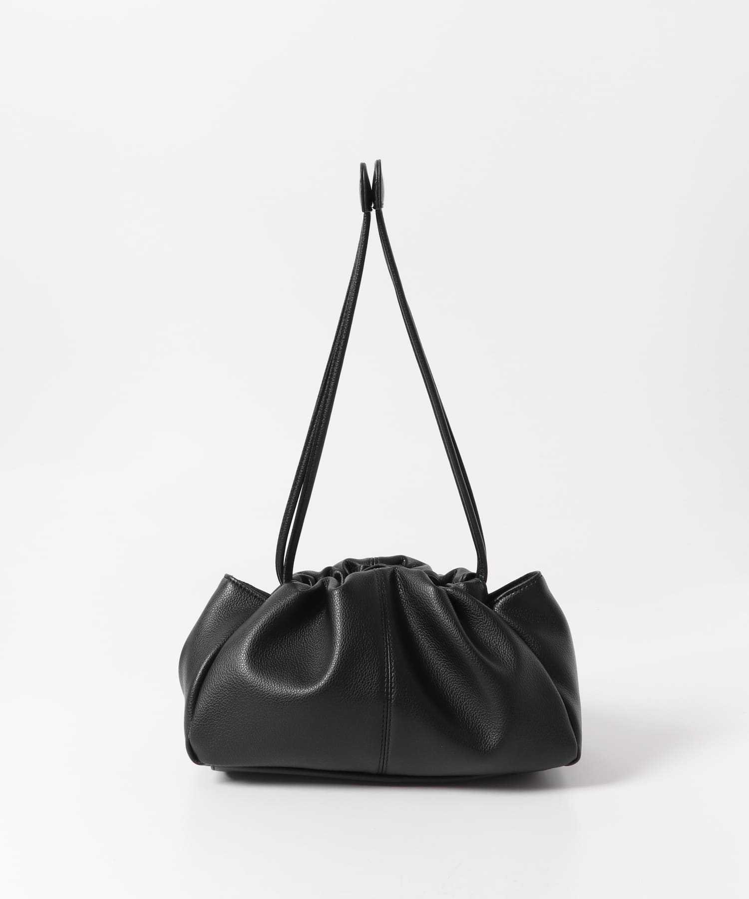 2WAY巾着ショルダーバッグ BLACK one