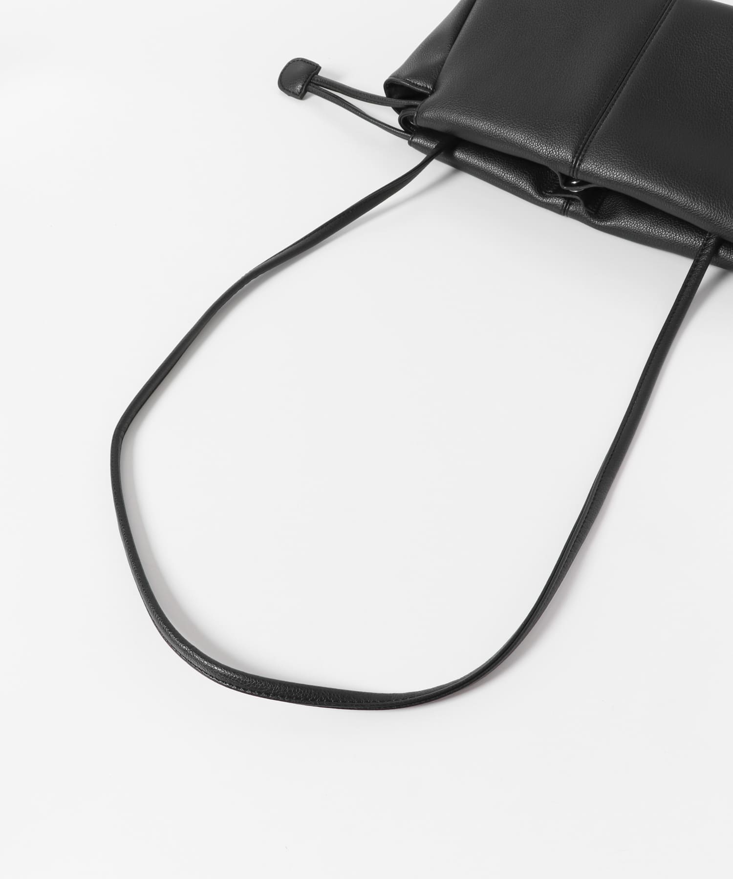 2WAY巾着ショルダーバッグ BLACK one