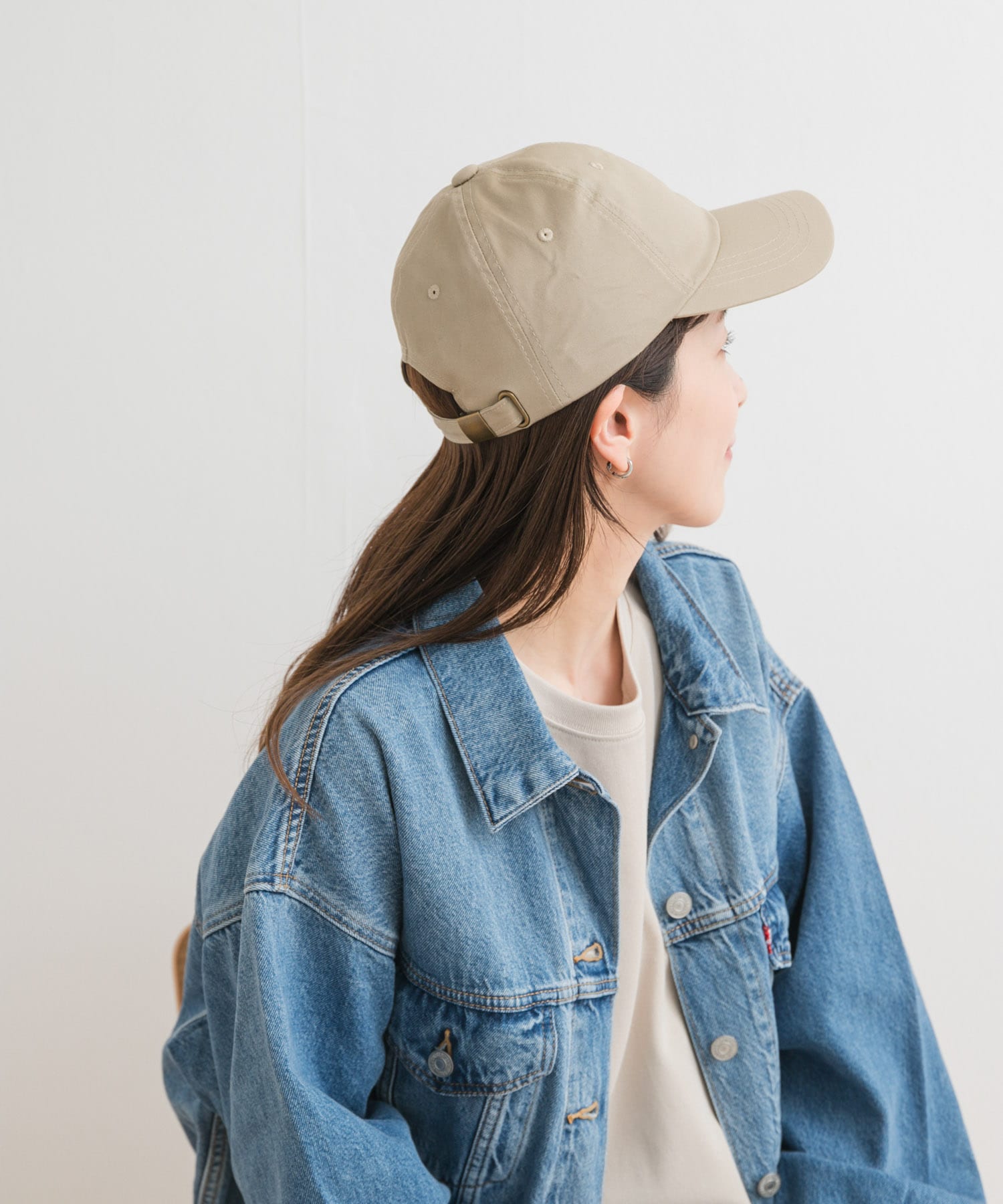 ツイルキャップ BEIGE one