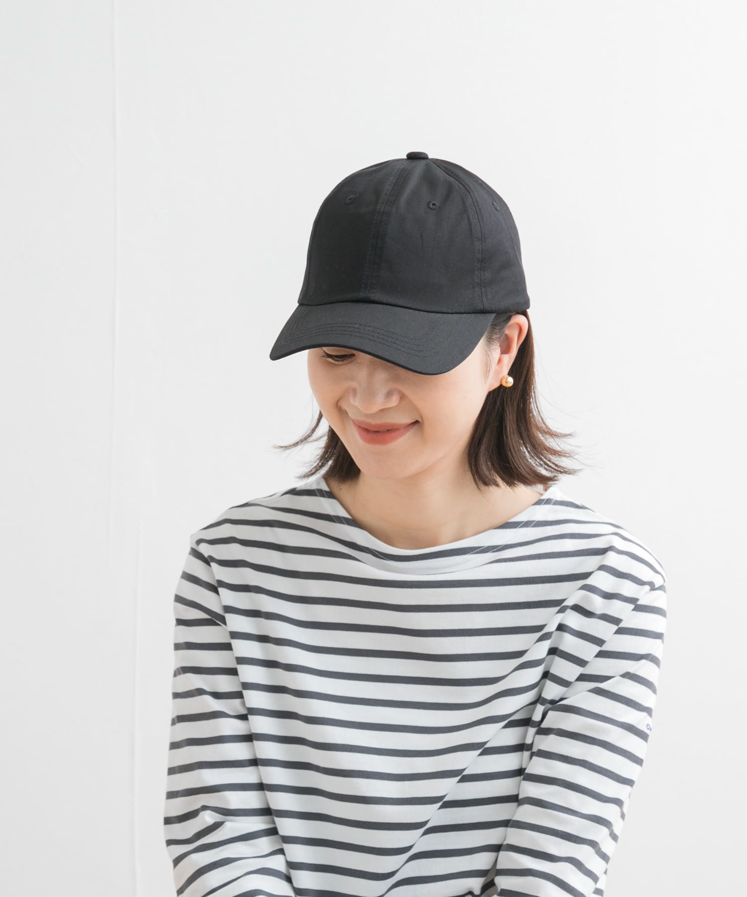 ツイルキャップ BLACK one