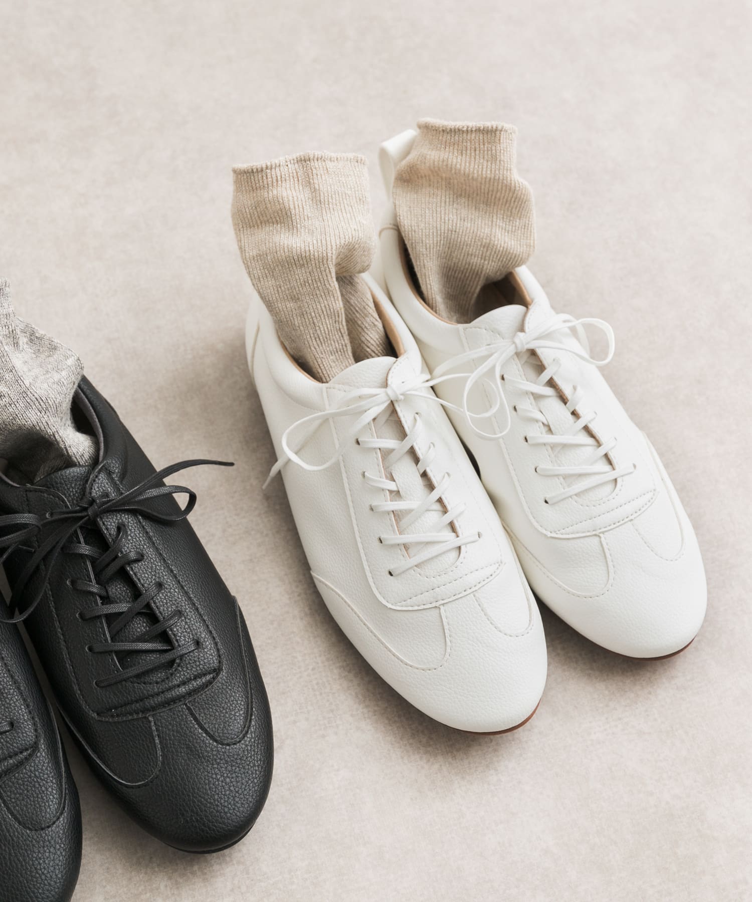 ライトウェイトレースアップシューズ WHITE 36