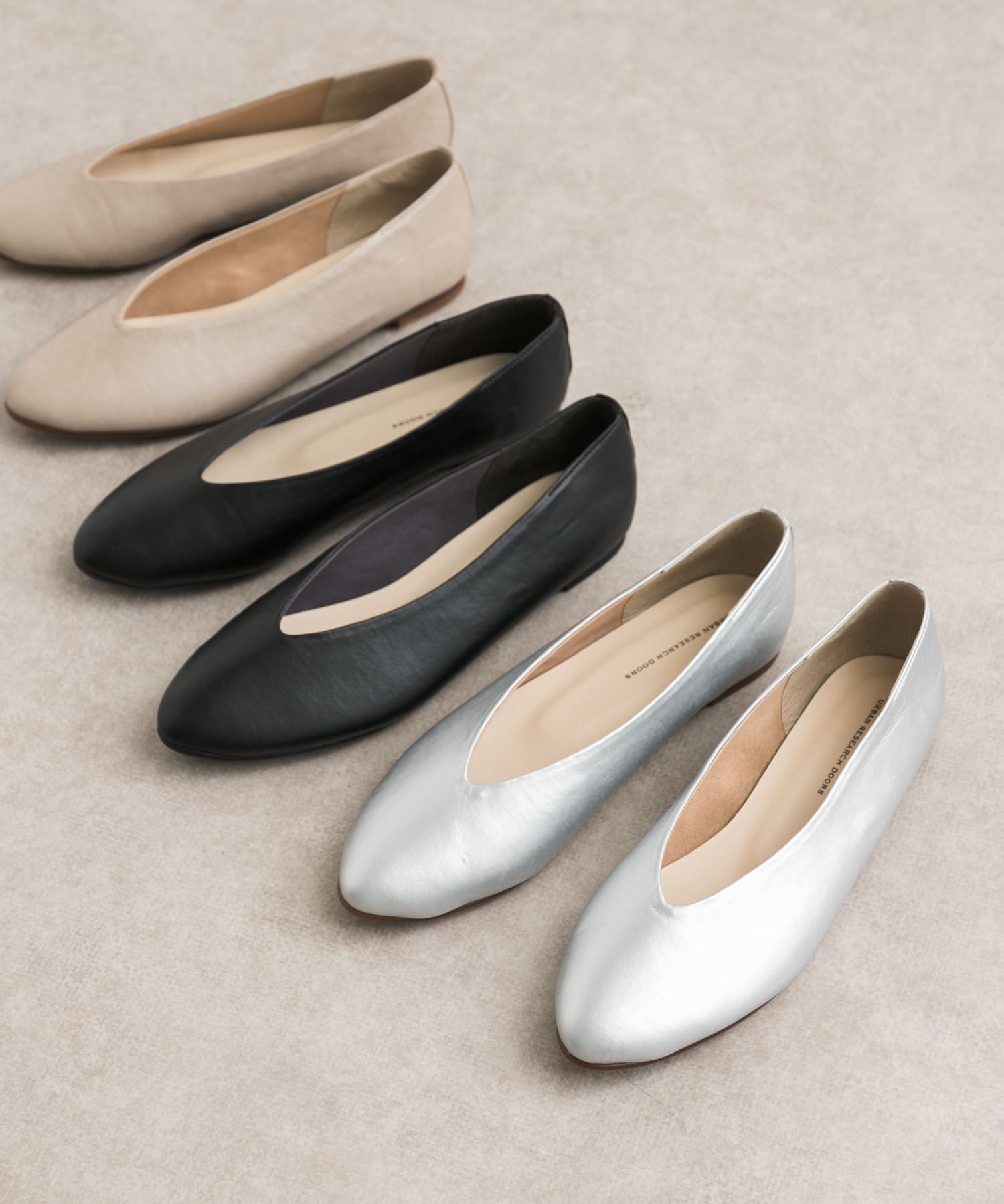 Vカットパンプス SILVER 35