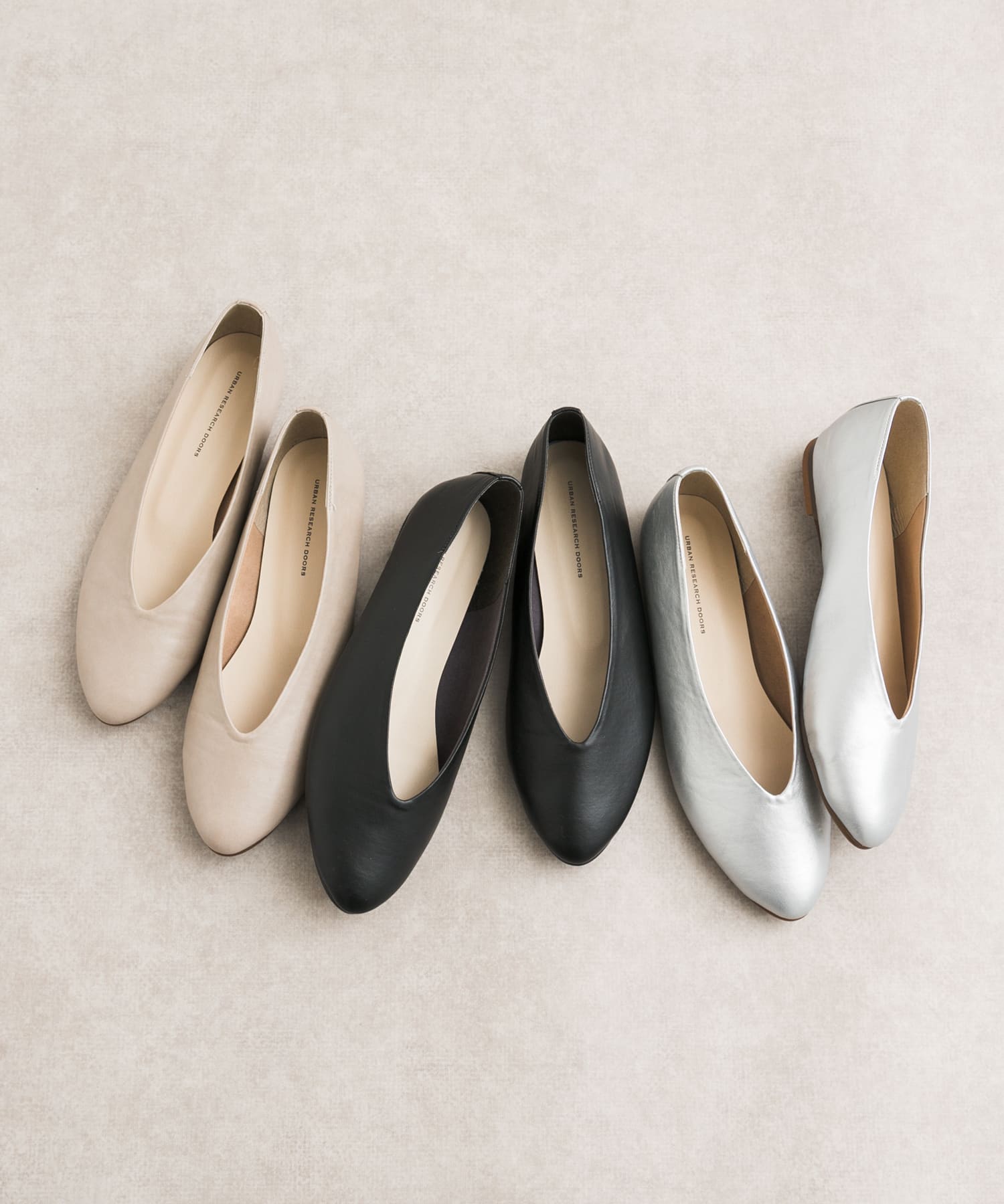 Vカットパンプス(35 SILVER): シューズ｜URBAN RESEARCH公式