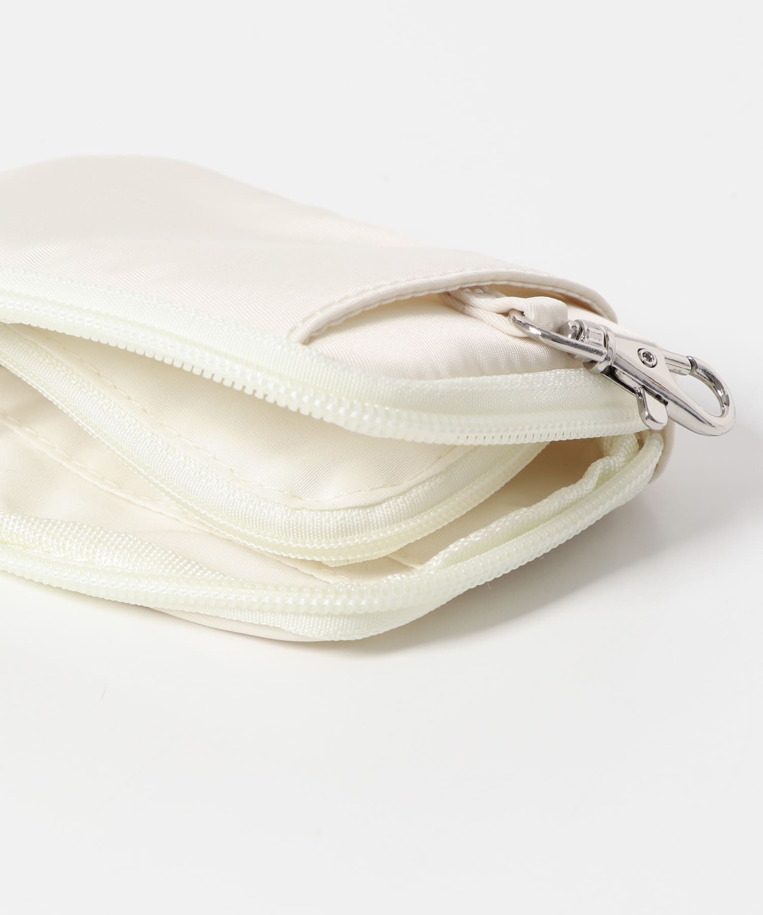 撥水ミニウォレット IVORY one