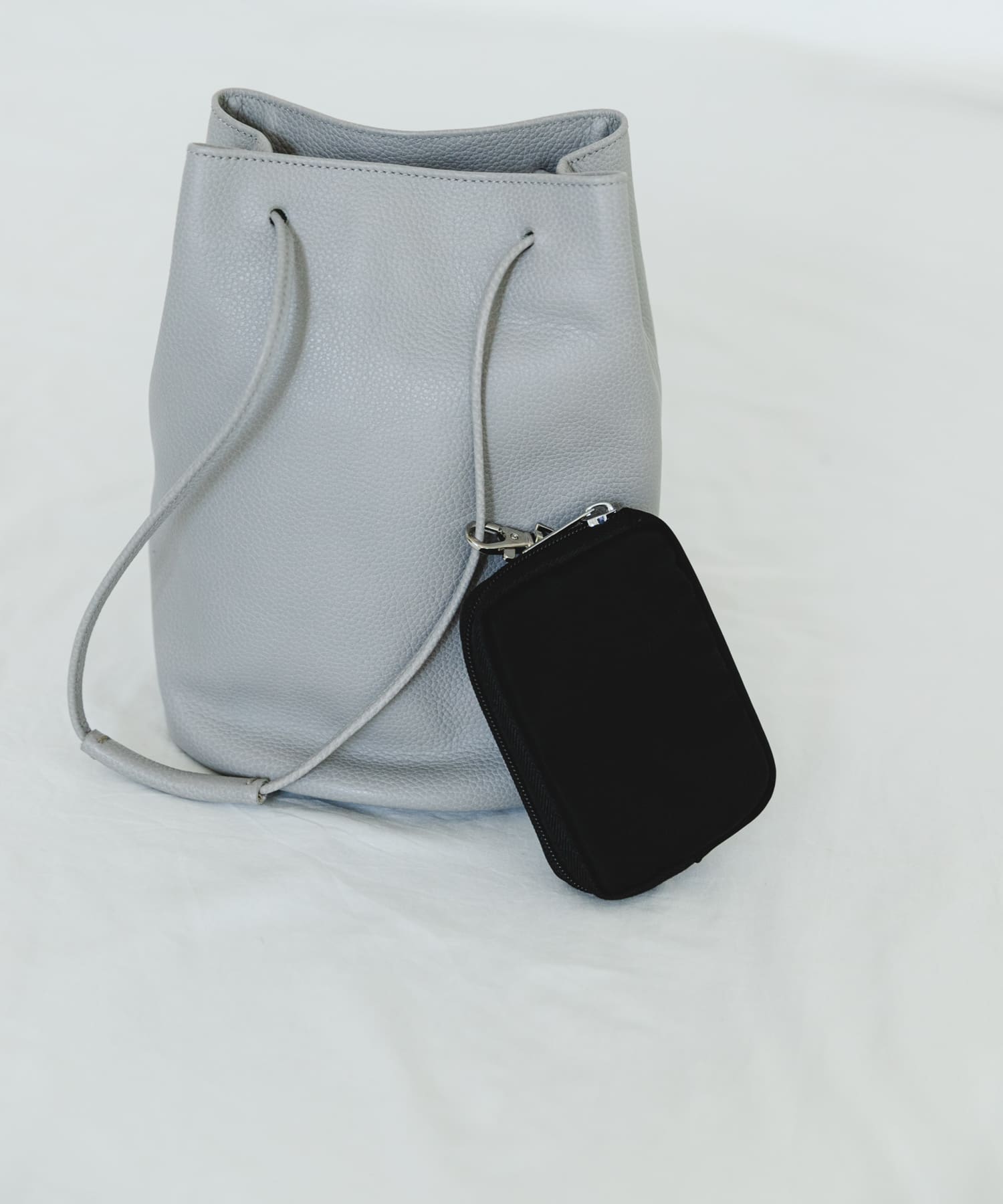 撥水ミニウォレット BLACK one