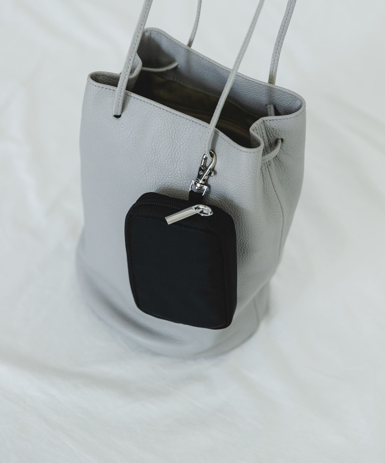 撥水ミニウォレット BLACK one
