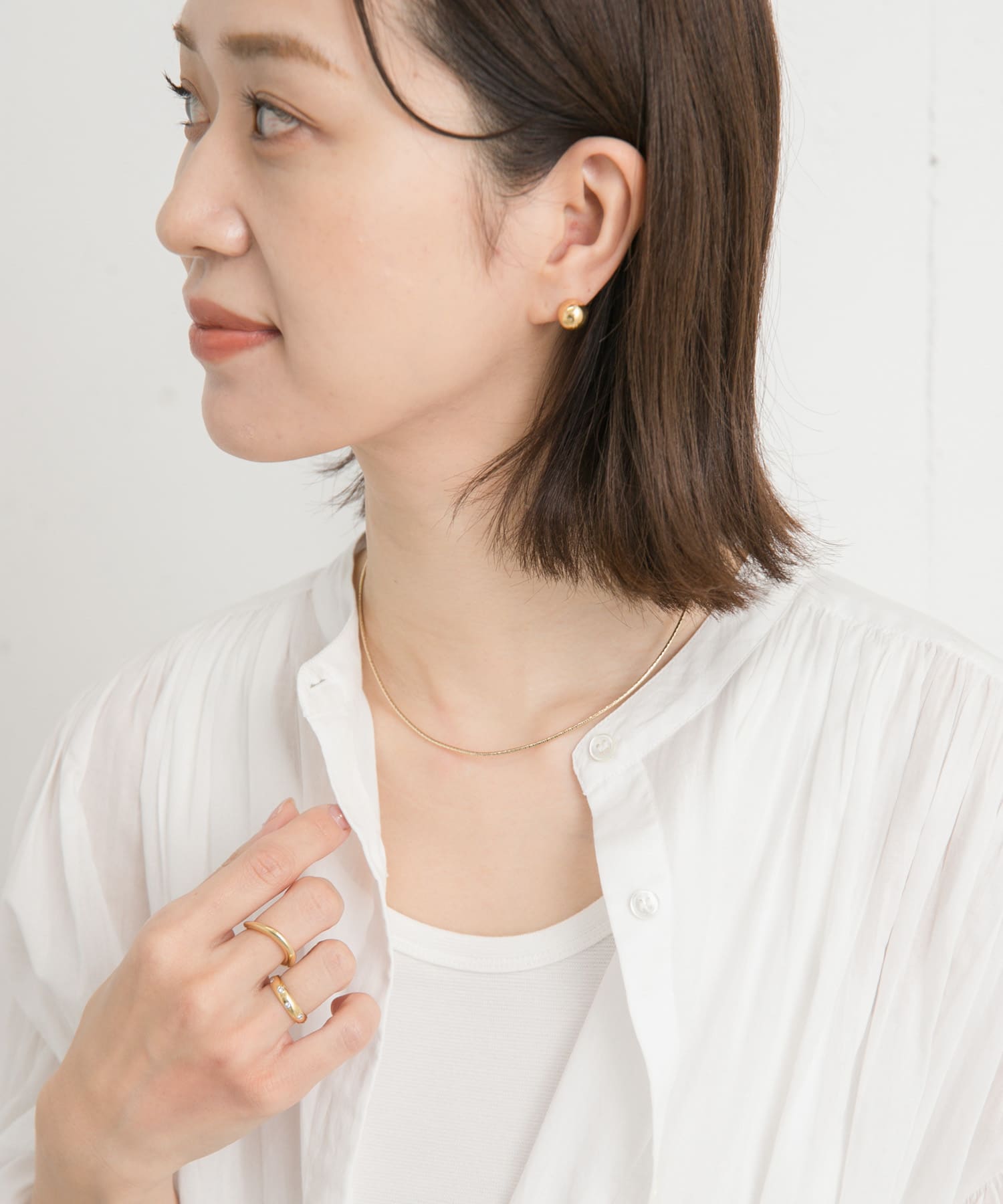 チェーンネックレス GOLD one