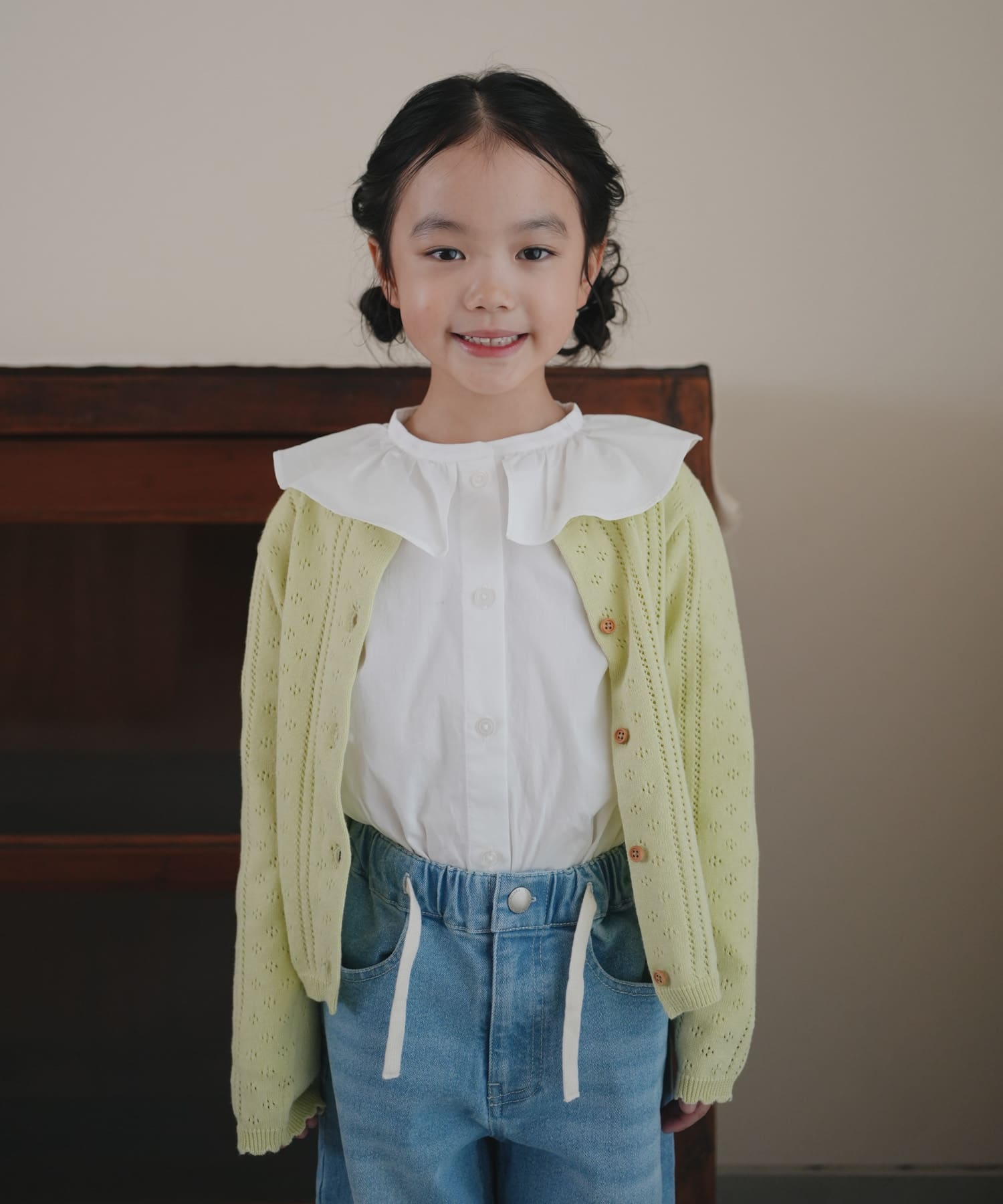 透かし編みカーディガン(KIDS)