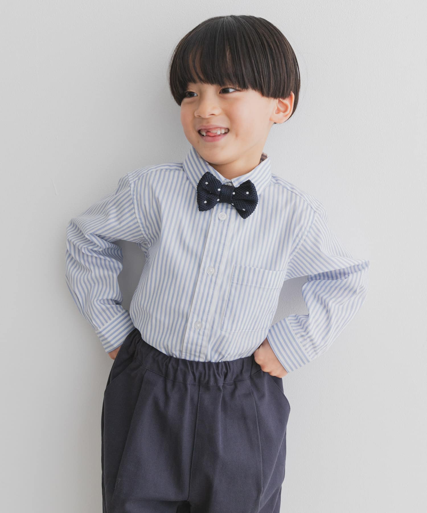 ストレッチレギュラーカラーシャツ(KIDS)