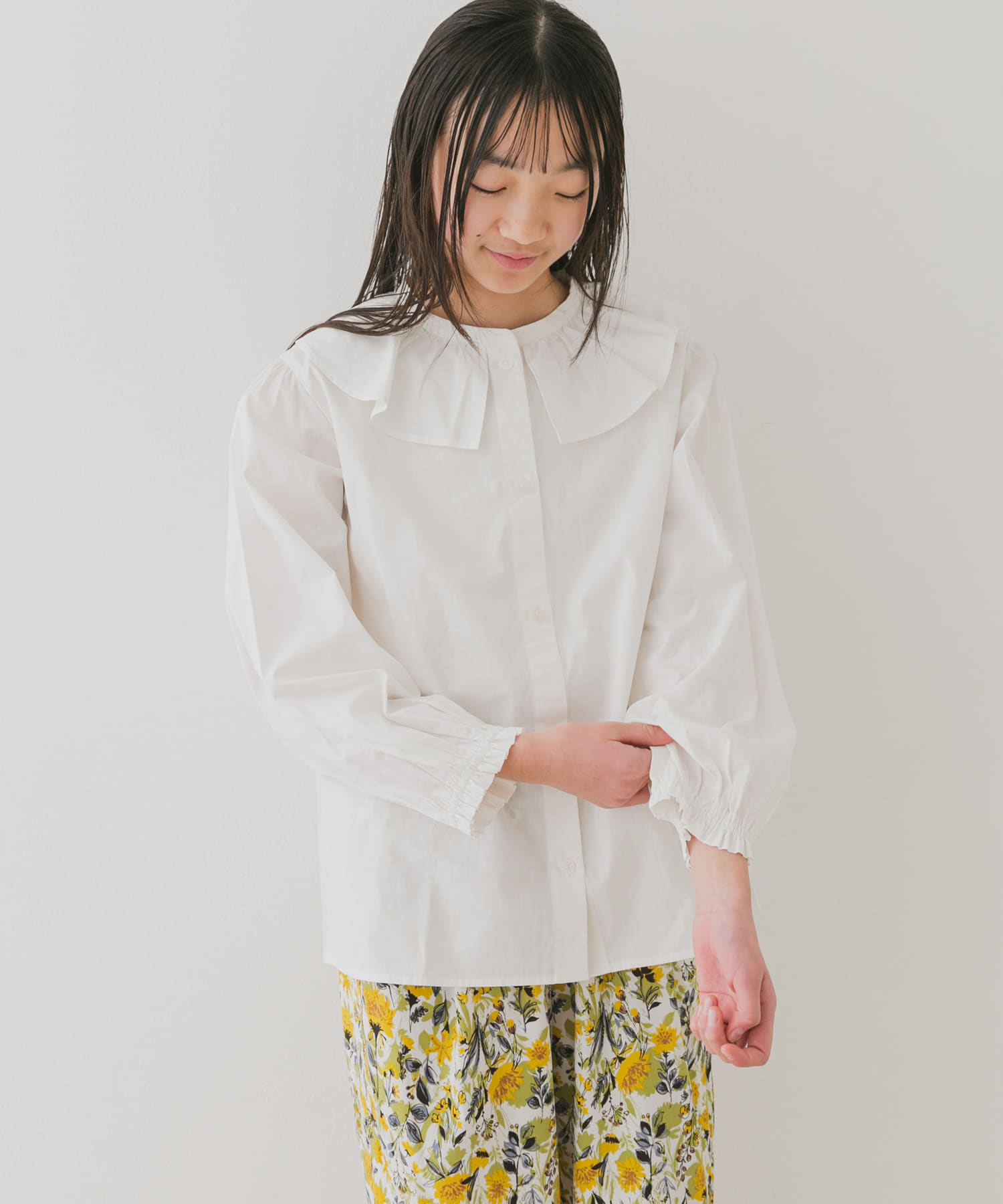 『WEB/一部店舗限定』フリルカラーブラウス(KIDS)