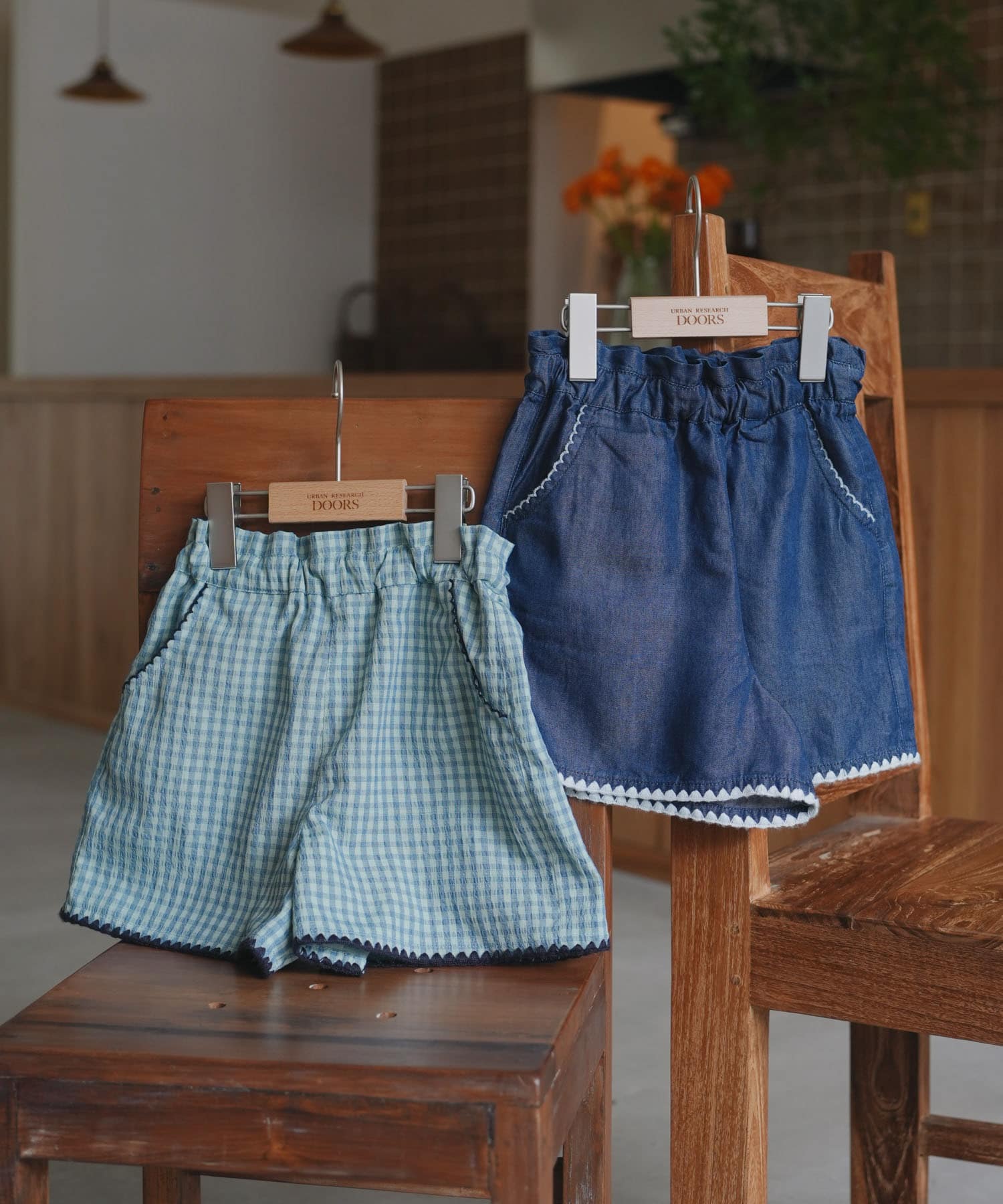 『WEB/一部店舗限定サイズ』チェックキュロット(KIDS) CHECK 135