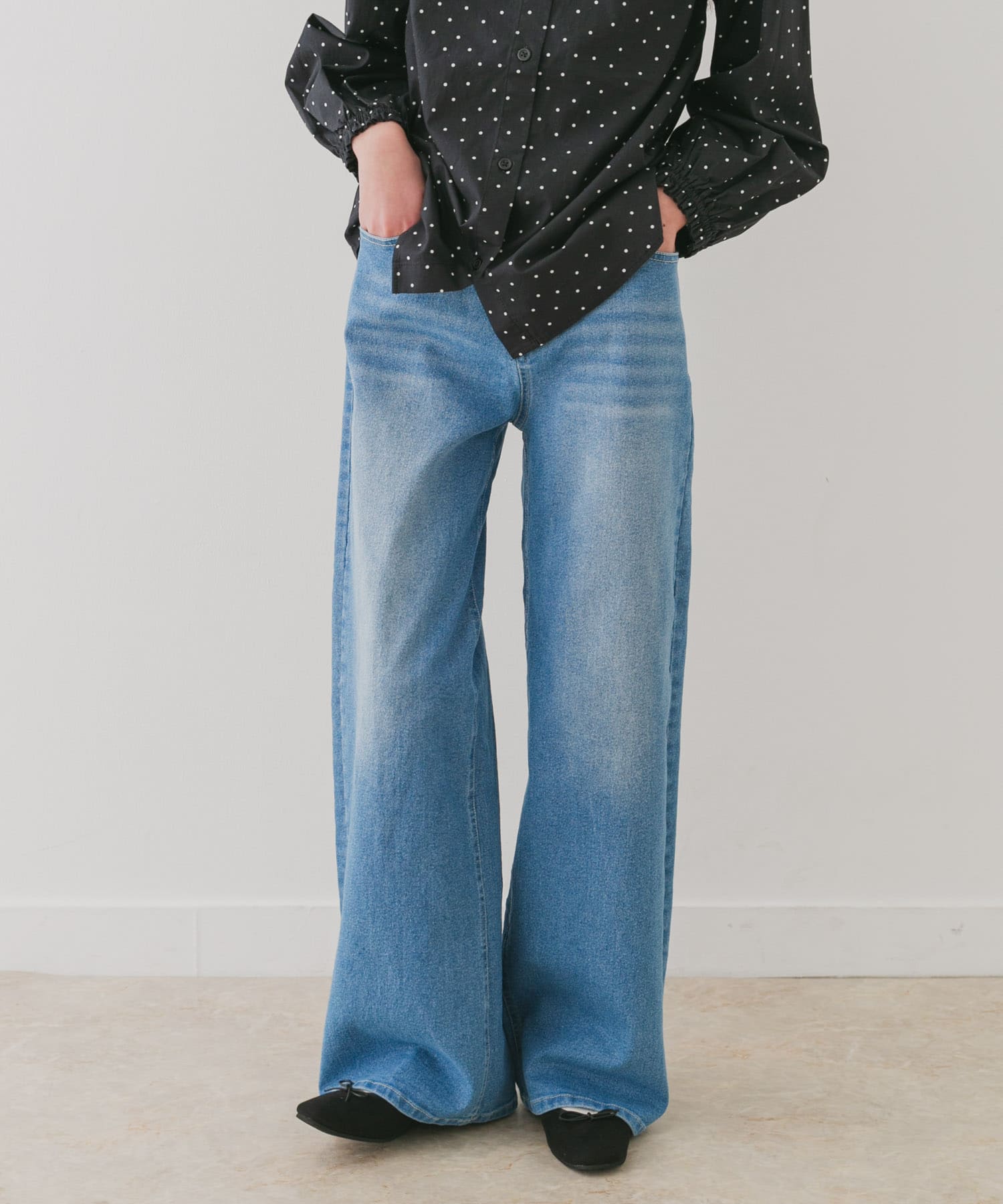 『WEB/一部店舗限定』デニムイージーパンツ(KIDS)