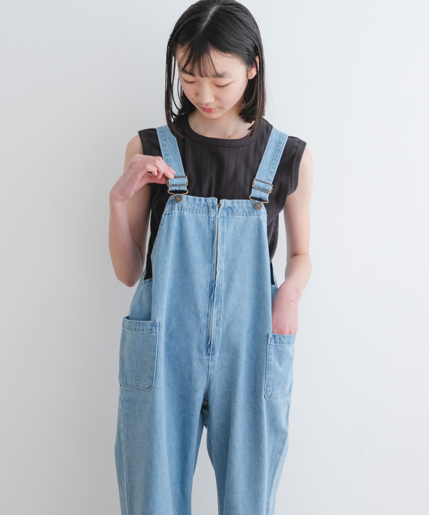 『WEB/一部店舗限定』『親子リンク』ジップオーバーオール(KIDS)