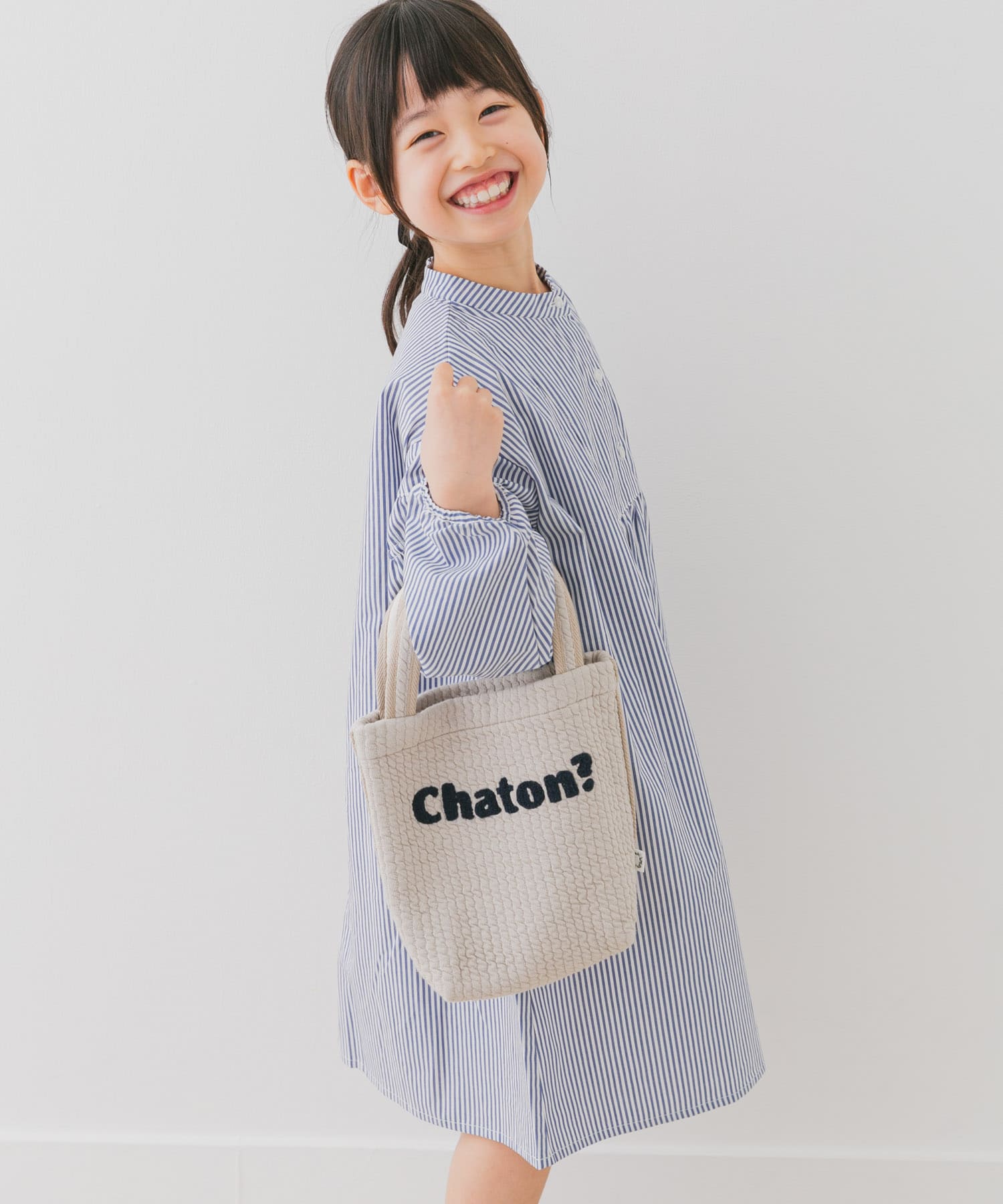 キルトトートバッグ(KIDS) GREIGE one