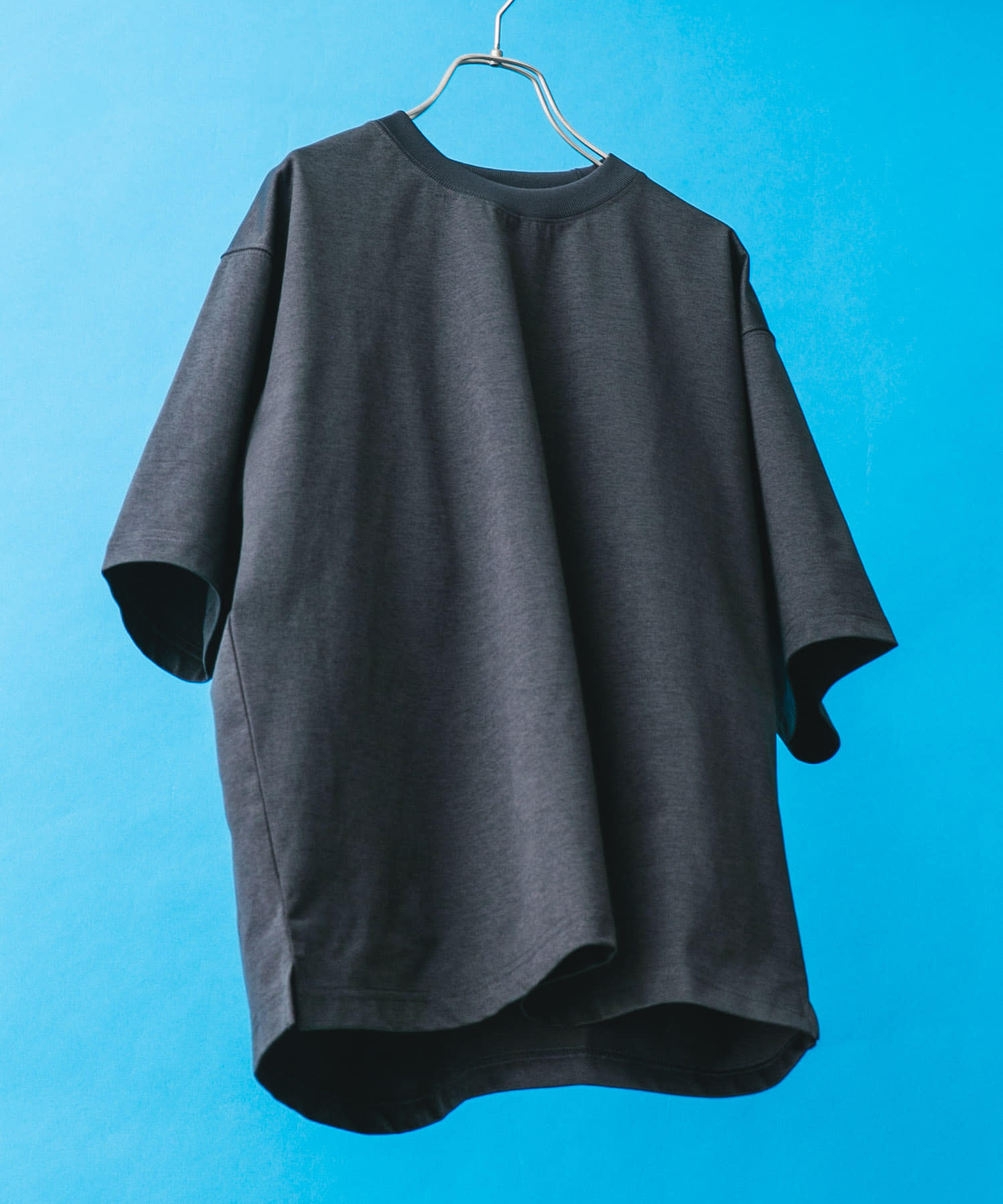 『Sサイズ/WEB限定』『吸水速乾/接触冷感/イージーケア』クイックドライ ショートスリーブTシャツ CHARCOAL S