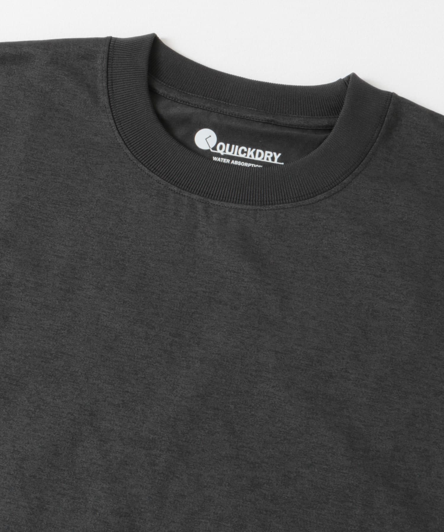 『Sサイズ/WEB限定』『吸水速乾/接触冷感/イージーケア』クイックドライ ショートスリーブTシャツ CHARCOAL S