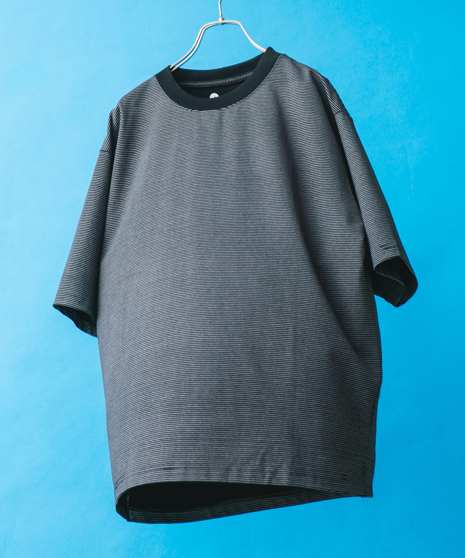 『Sサイズ/WEB限定』『吸水速乾/接触冷感/イージーケア』クイックドライ ショートスリーブTシャツ BLKxWHT S