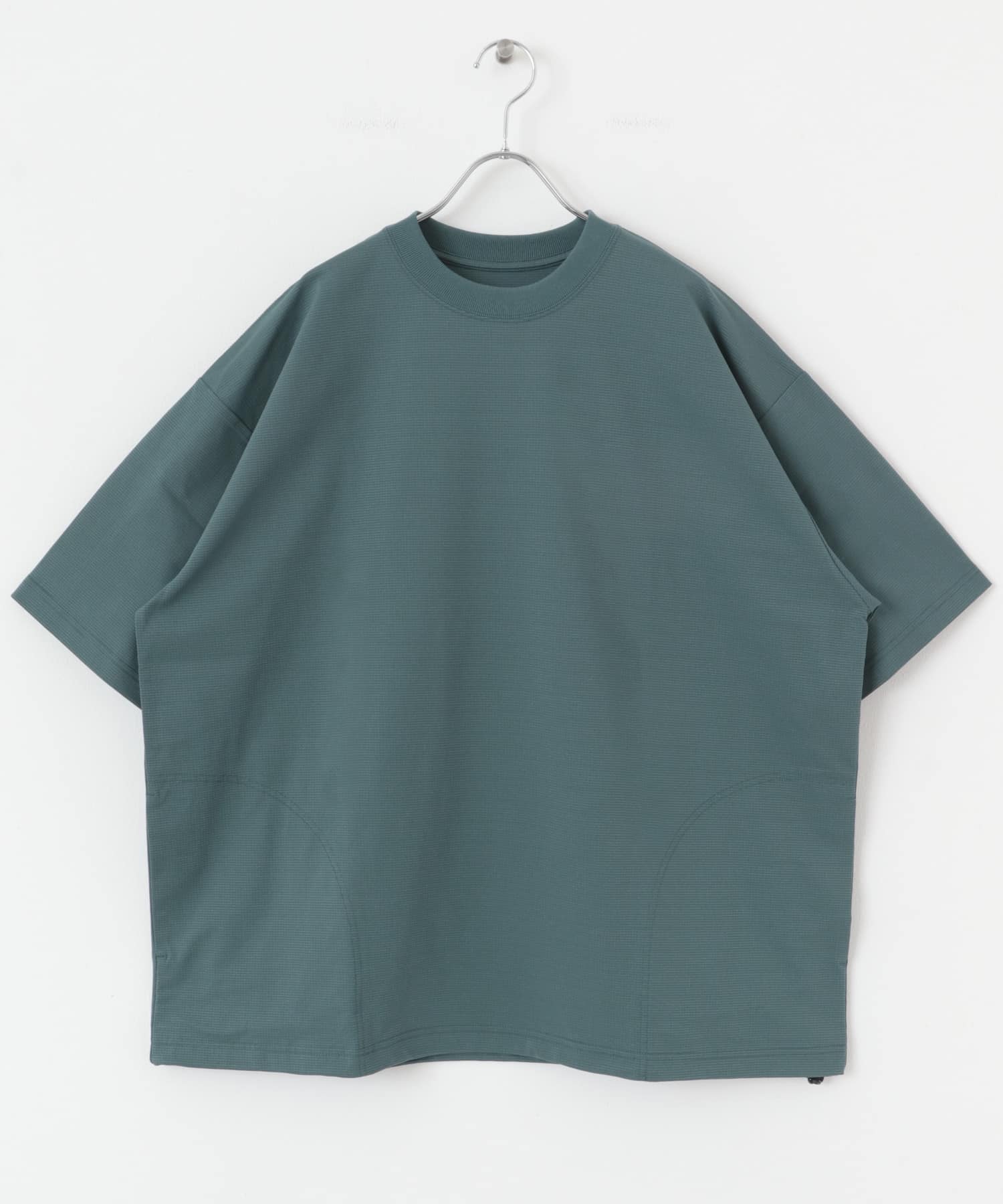 『XLサイズ/WEB限定』『吸水速乾/接触冷感/イージーケア』クイックドライワッフルメッシュS/ST BLUE GREEN M