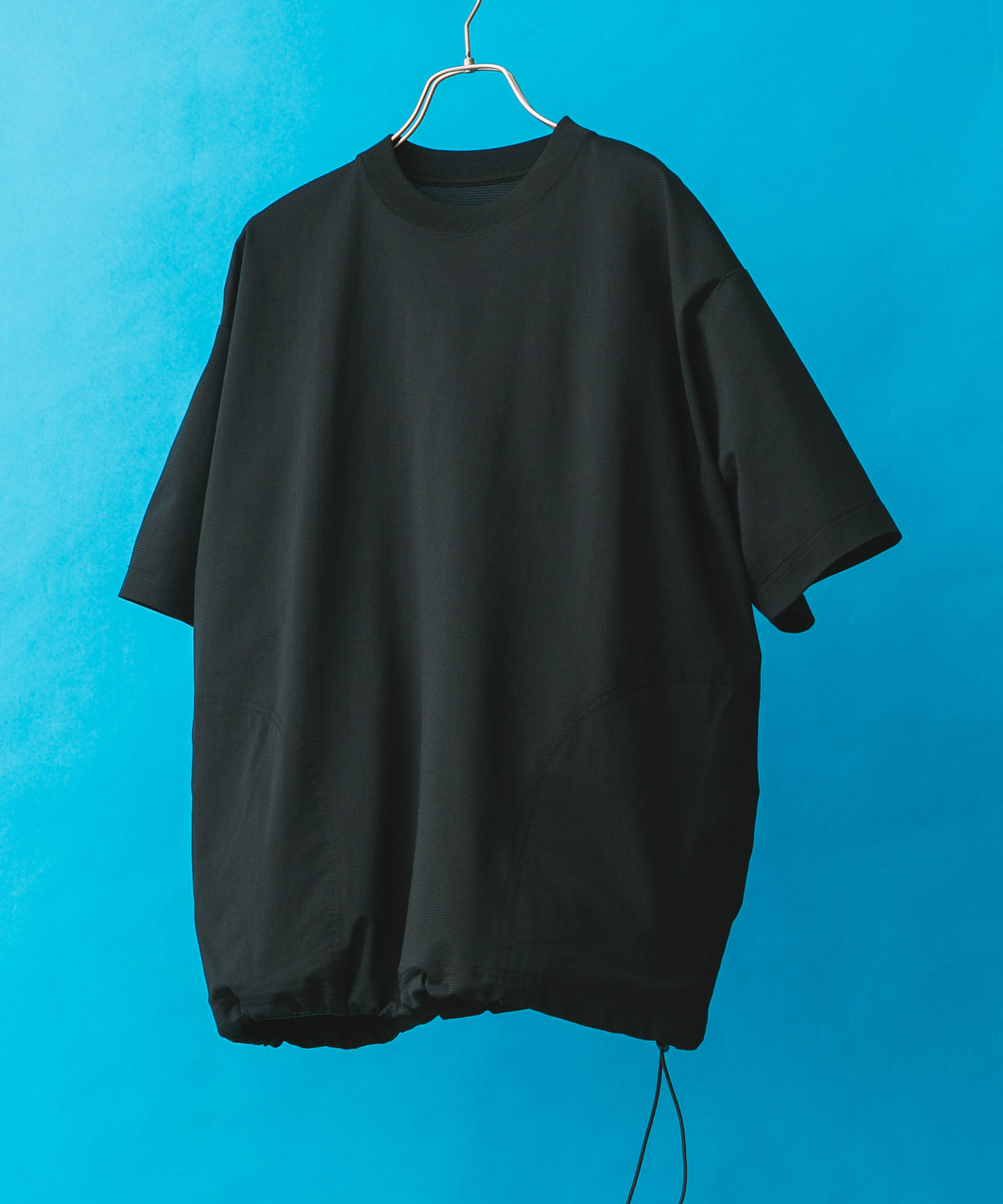 『XLサイズ/WEB限定』『吸水速乾/接触冷感/イージーケア』クイックドライワッフルメッシュS/ST BLACK M