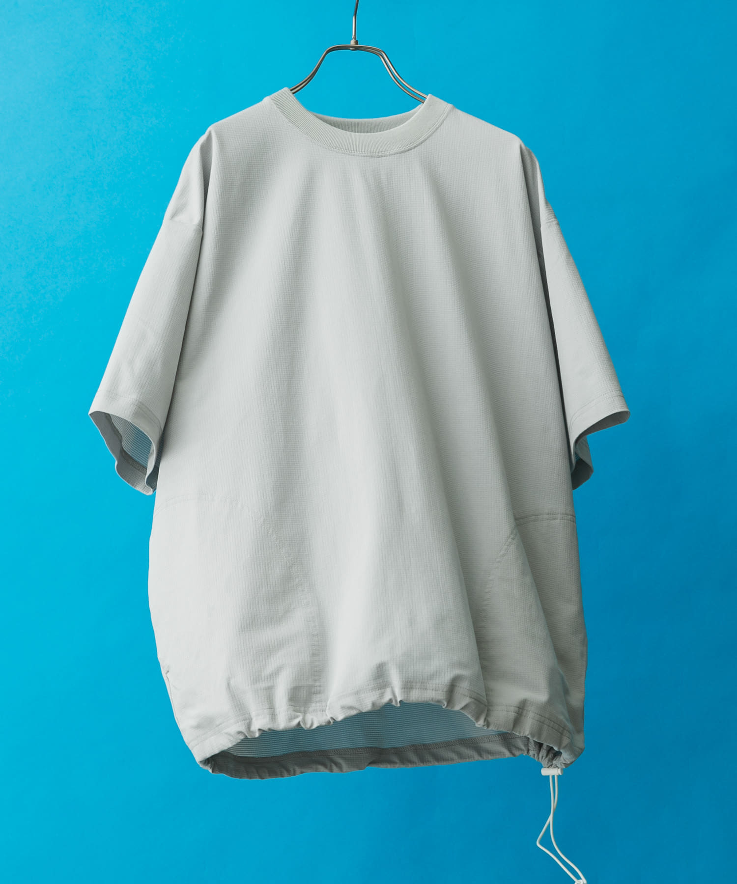 『XLサイズ/WEB限定』『吸水速乾/接触冷感/イージーケア』クイックドライワッフルメッシュS/ST L.GRAY M
