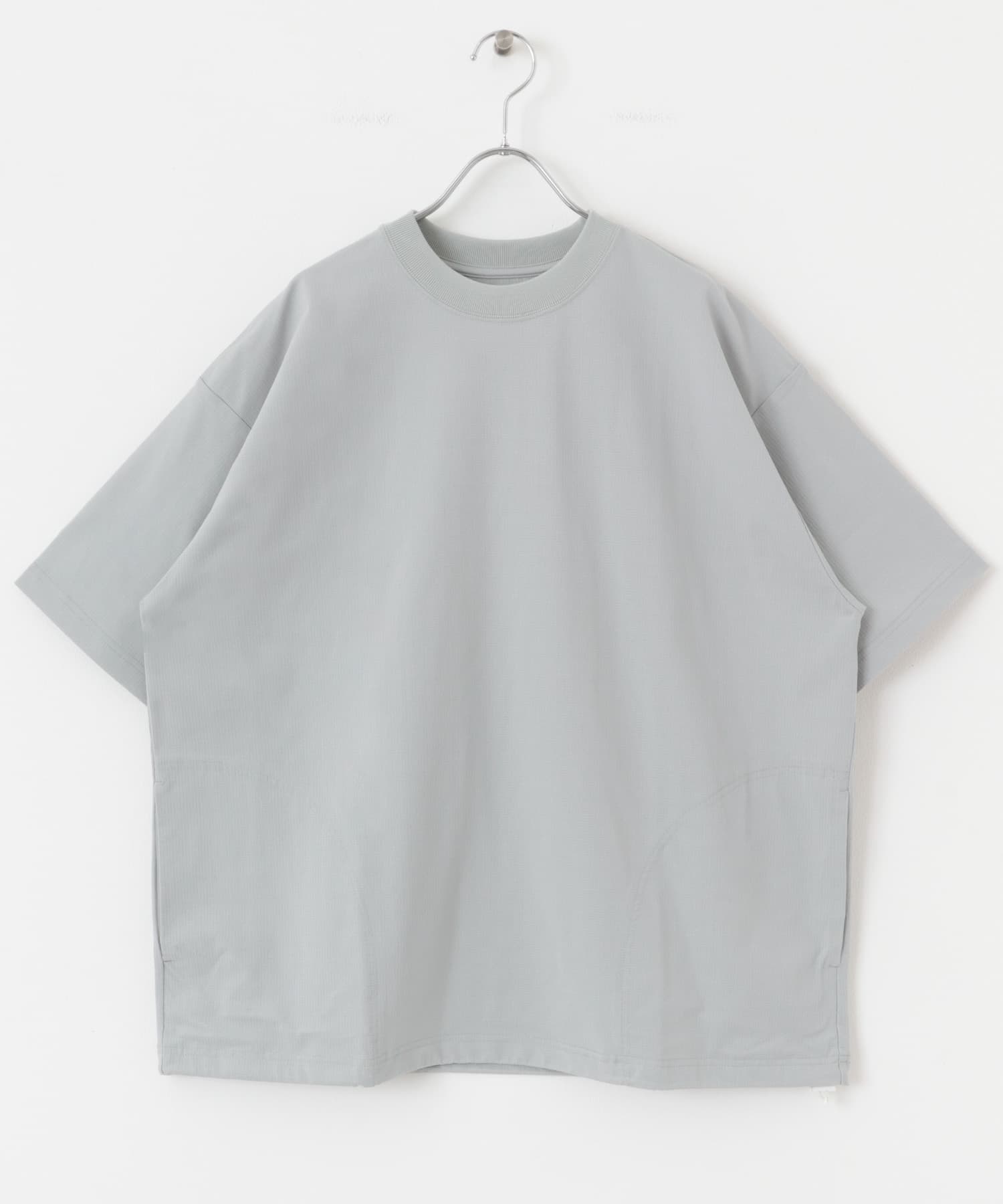 『XLサイズ/WEB限定』『吸水速乾/接触冷感/イージーケア』クイックドライワッフルメッシュS/ST L.GRAY M