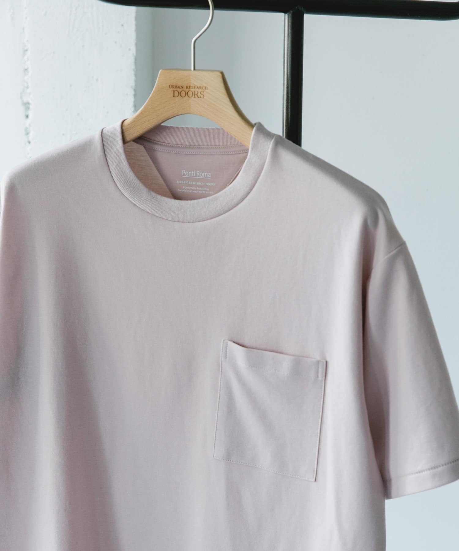 『Sサイズ/WEB限定』ポンチポケットショートスリーブTシャツ L.PINK S