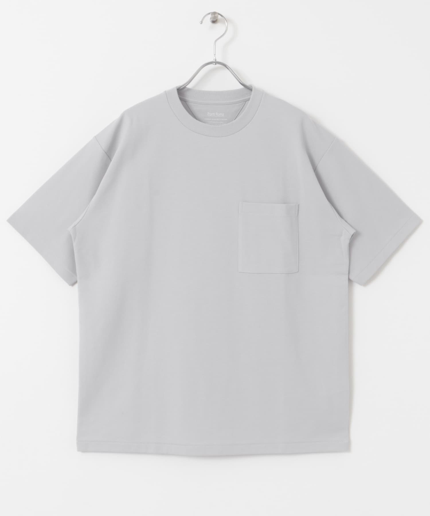 『Sサイズ/WEB限定』ポンチポケットショートスリーブTシャツ L.GRAY S