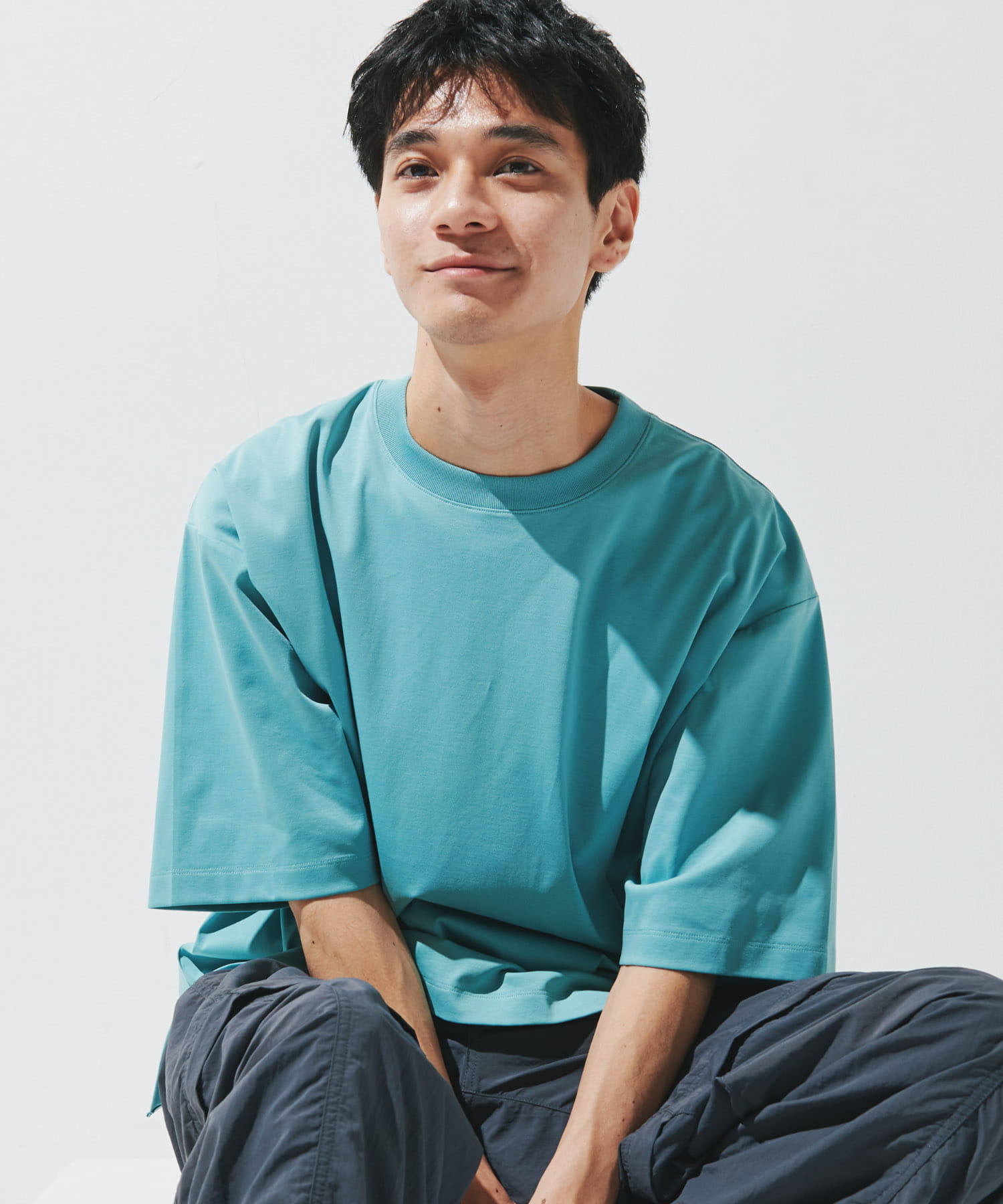 『UR TECH』サマシェア クルーネックTシャツ