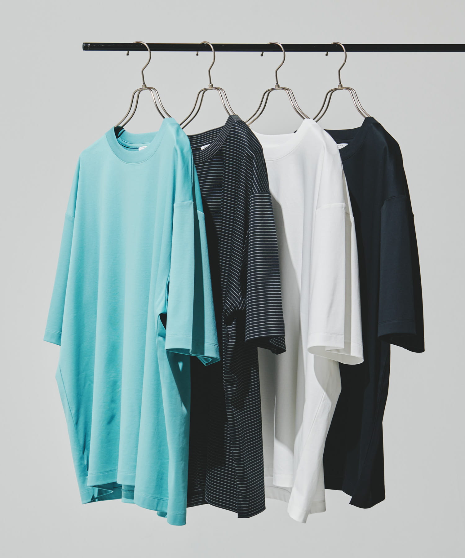 『UR TECH』サマシェア クルーネックTシャツ L.BLUE XL