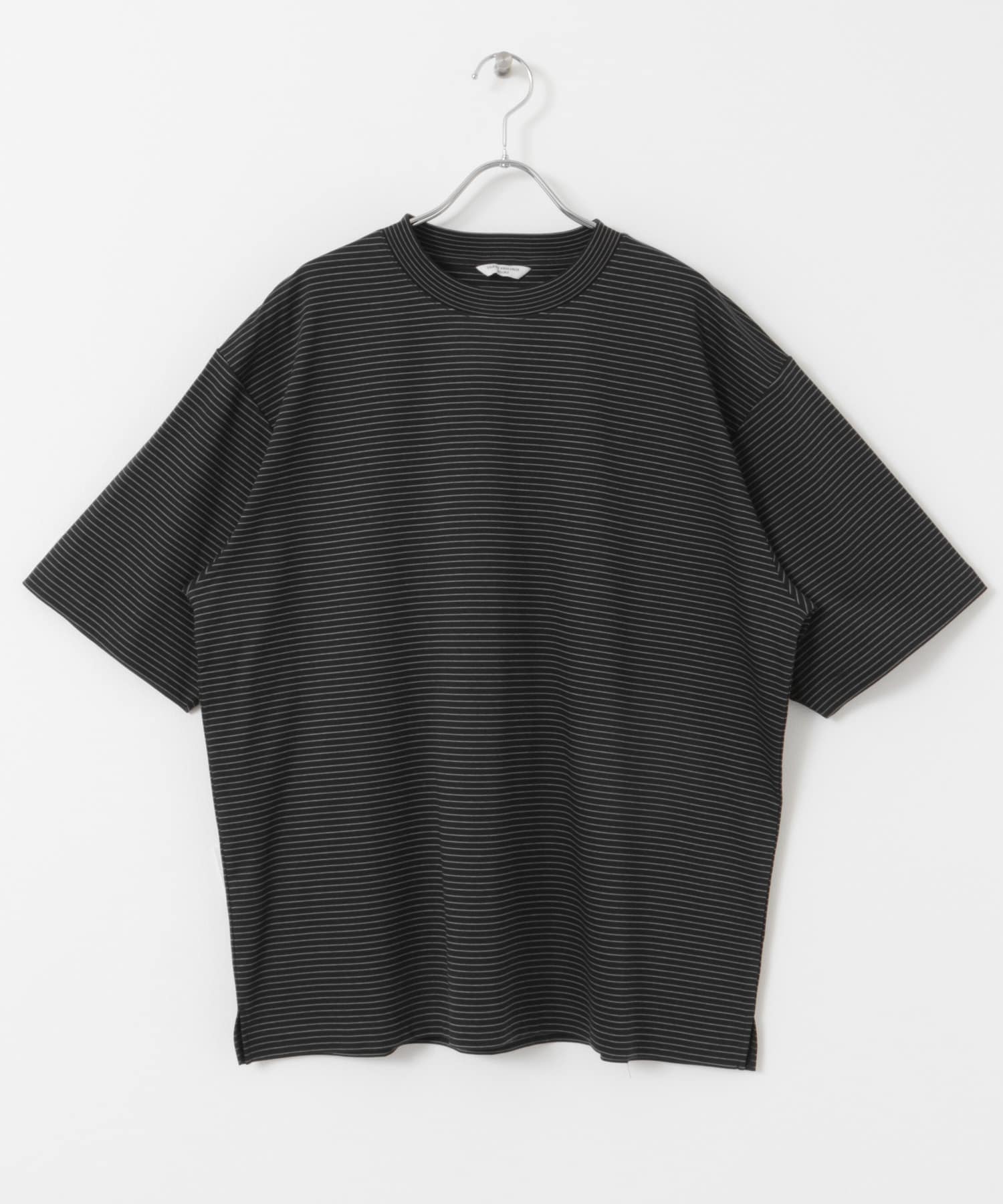 『UR TECH』サマシェア クルーネックTシャツ BLACK×GRY M