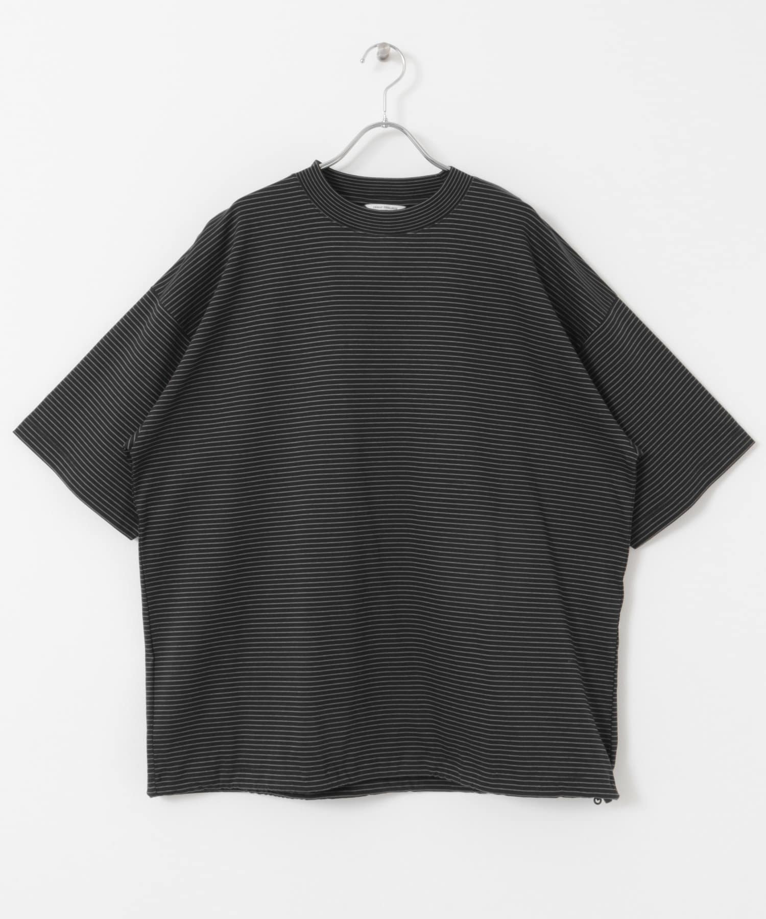 『仁村紗和さん着用』『UR TECH』サマシェア ドロストTシャツ BLACK×GRY M