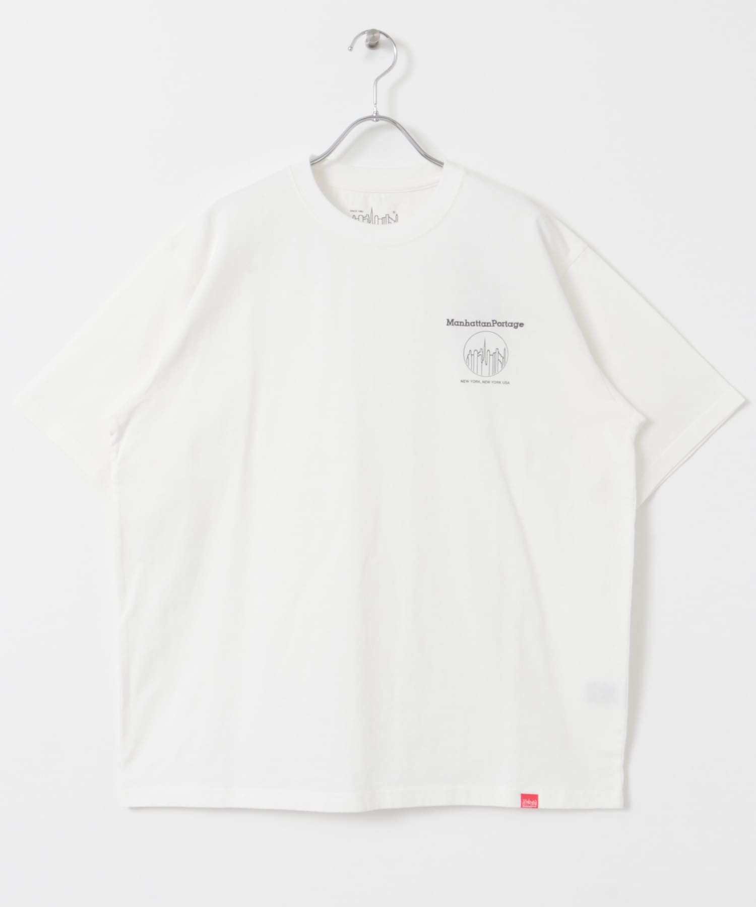 『別注』MANHATTAN PORTAGE×DOORS　1ポイントプリントTシャツ OFF M