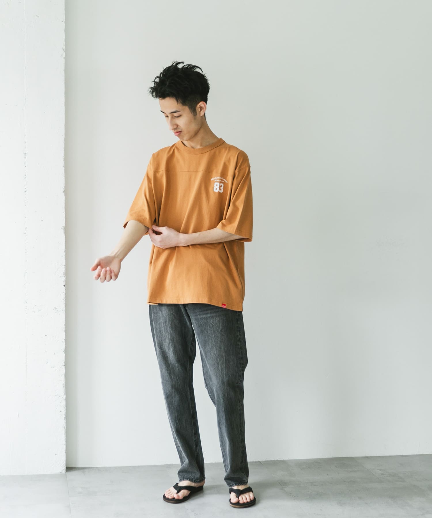 身長：180cm サイズ：L