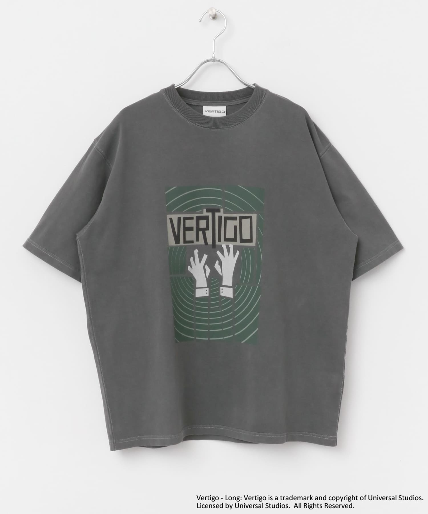 UNIVERSAL(VERTIGO) T-SHIRTS CHARCOAL M