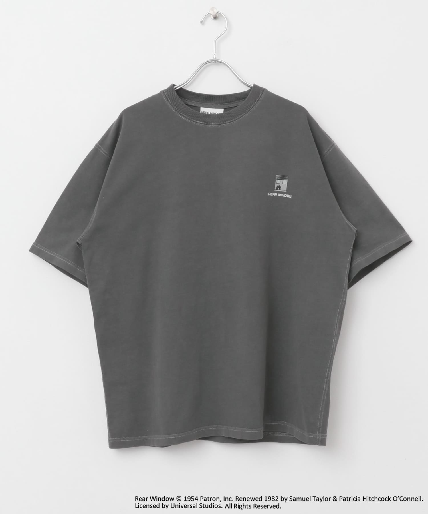 UNIVERSAL(REARWINDOWS) T-SHIRTS CHARCOAL M