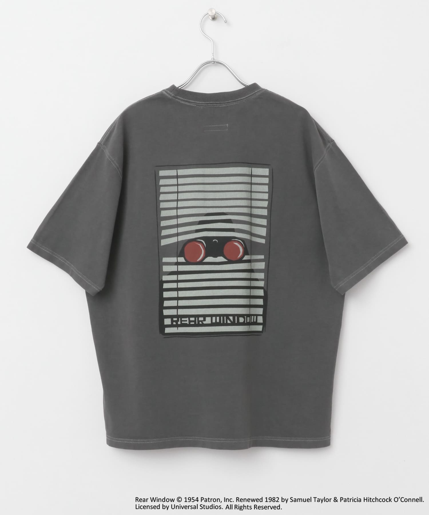UNIVERSAL(REARWINDOWS) T-SHIRTS CHARCOAL M