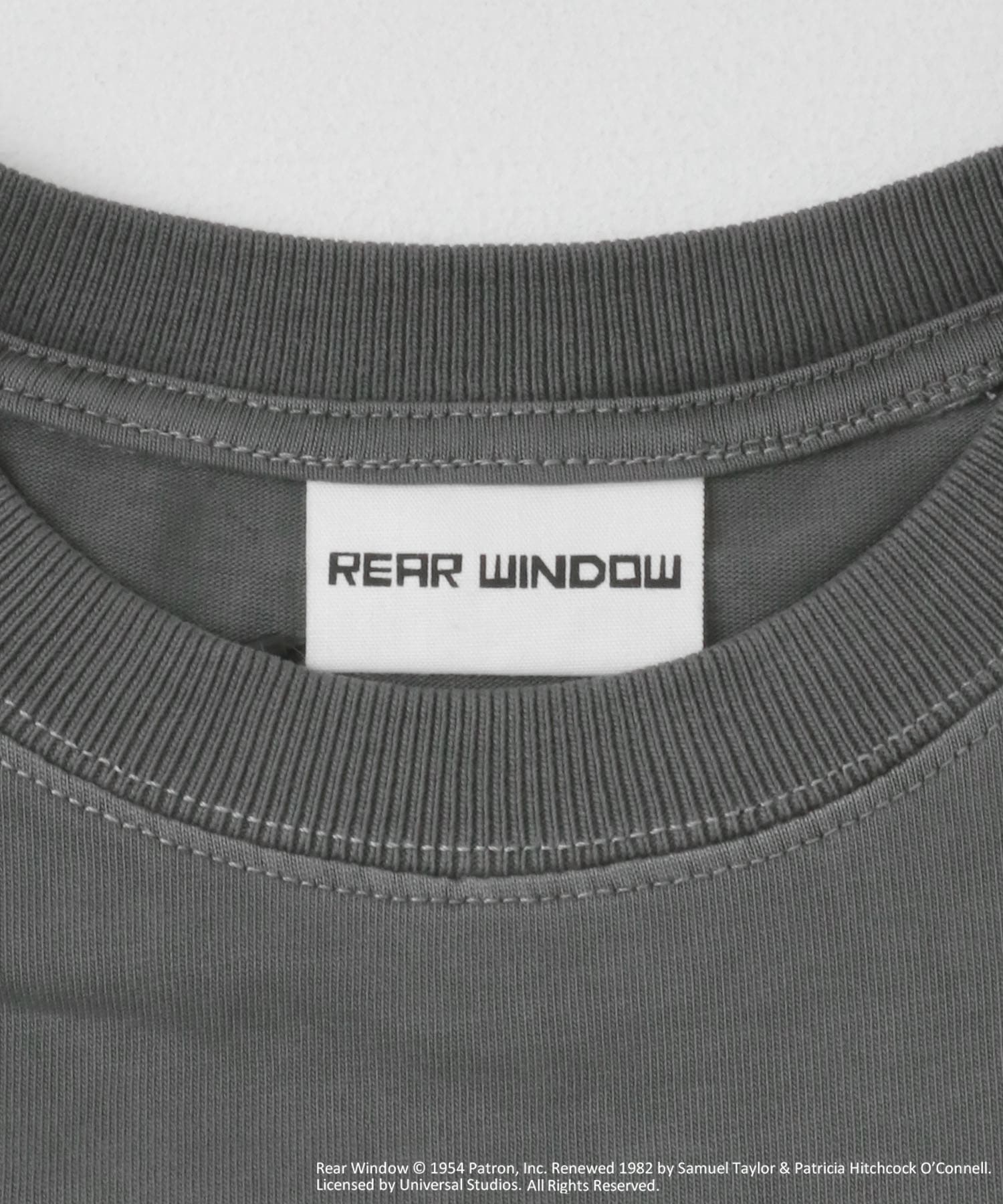UNIVERSAL(REARWINDOWS) T-SHIRTS CHARCOAL M