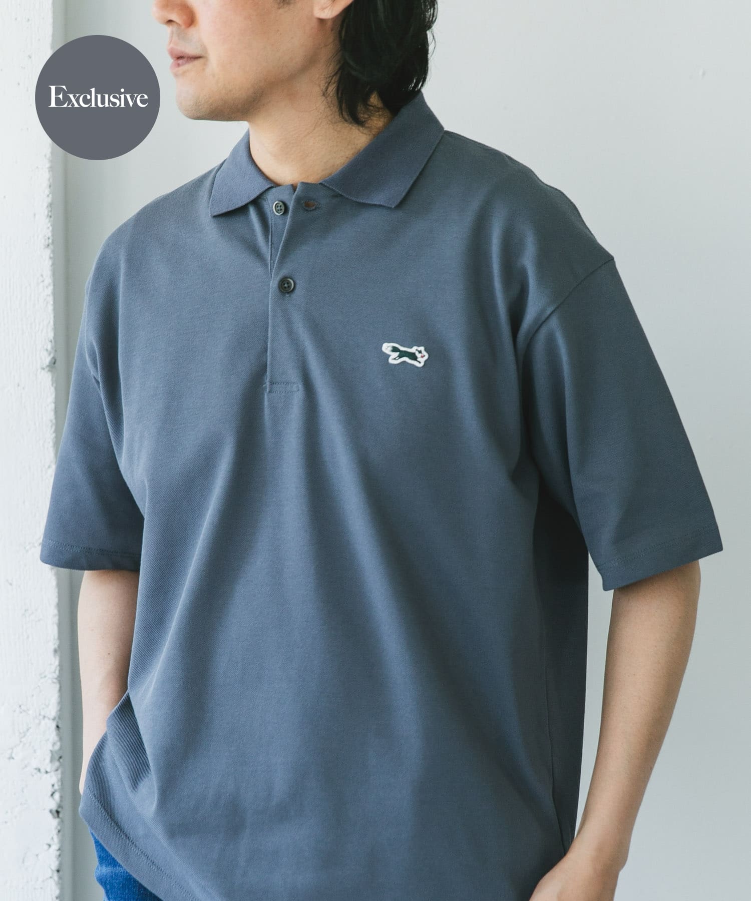 『XLサイズ/WEB限定』『別注』PENNEYS×DOORS　THE FOX 鹿の子 ポロシャツ