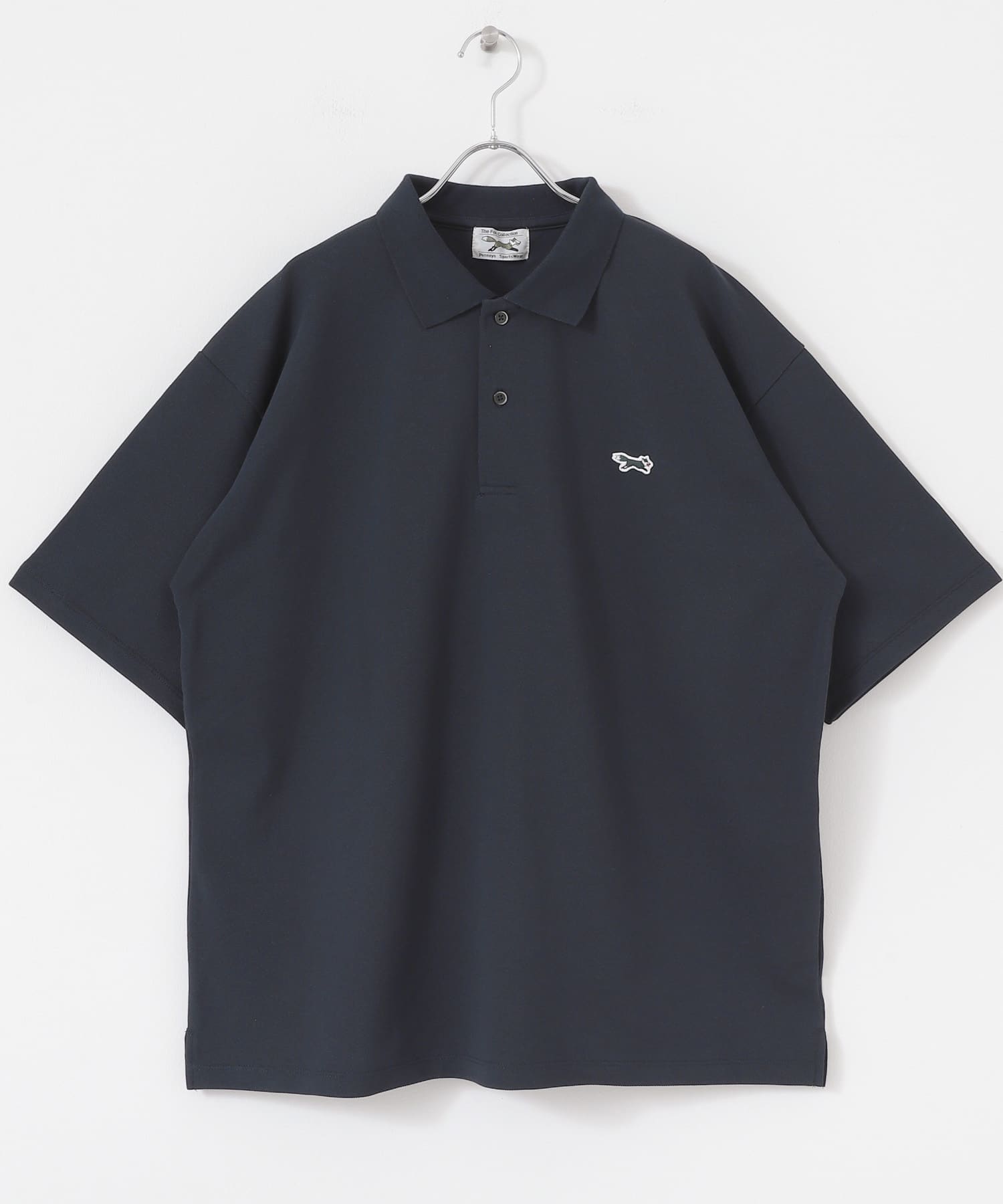 『XLサイズ/WEB限定』『別注』PENNEYS×DOORS　THE FOX 鹿の子 ポロシャツ NAVY M