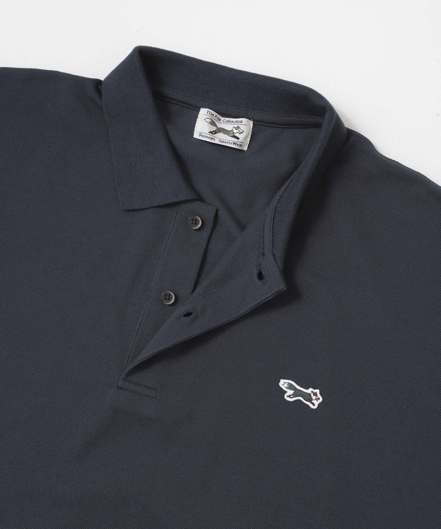 『XLサイズ/WEB限定』『別注』PENNEYS×DOORS　THE FOX 鹿の子 ポロシャツ NAVY M